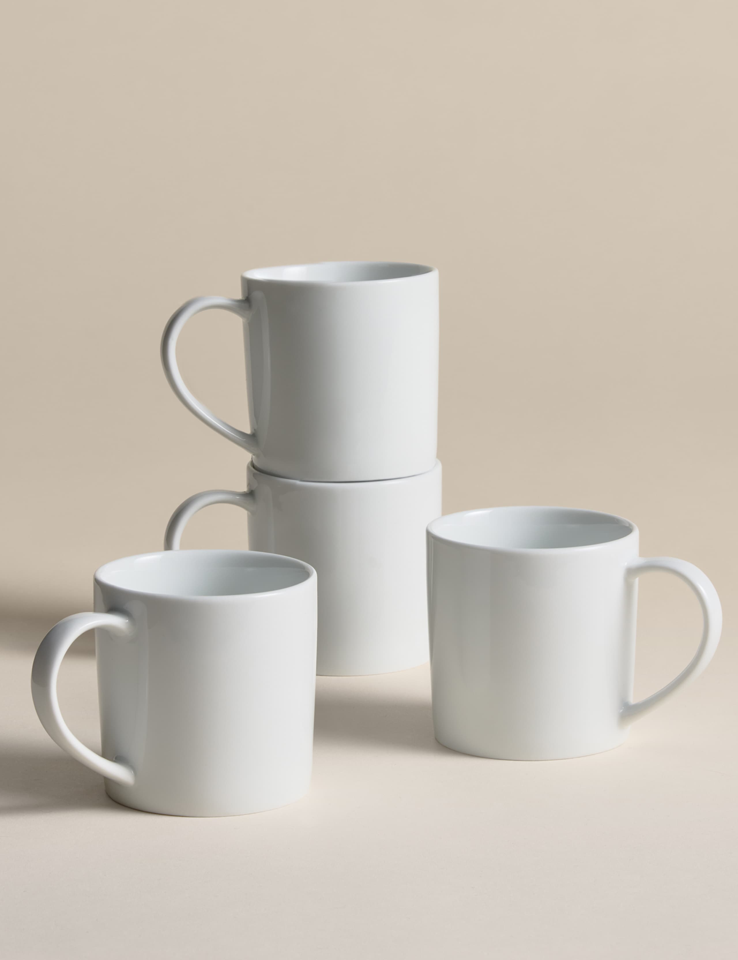 Set of 4 Burford Small Dishwasher Safe Mugs