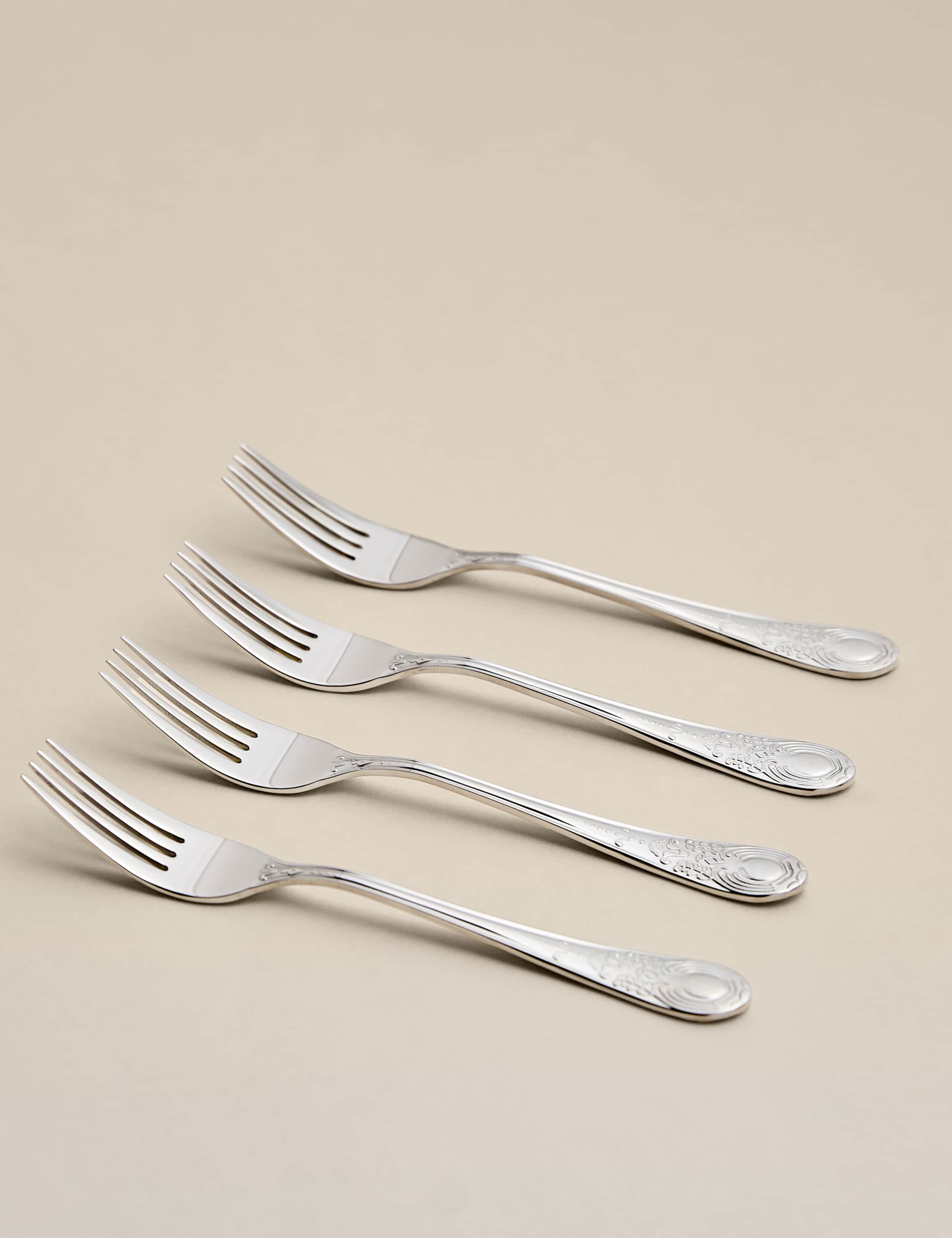 Set of 4 Classical Vintage Cake Forks