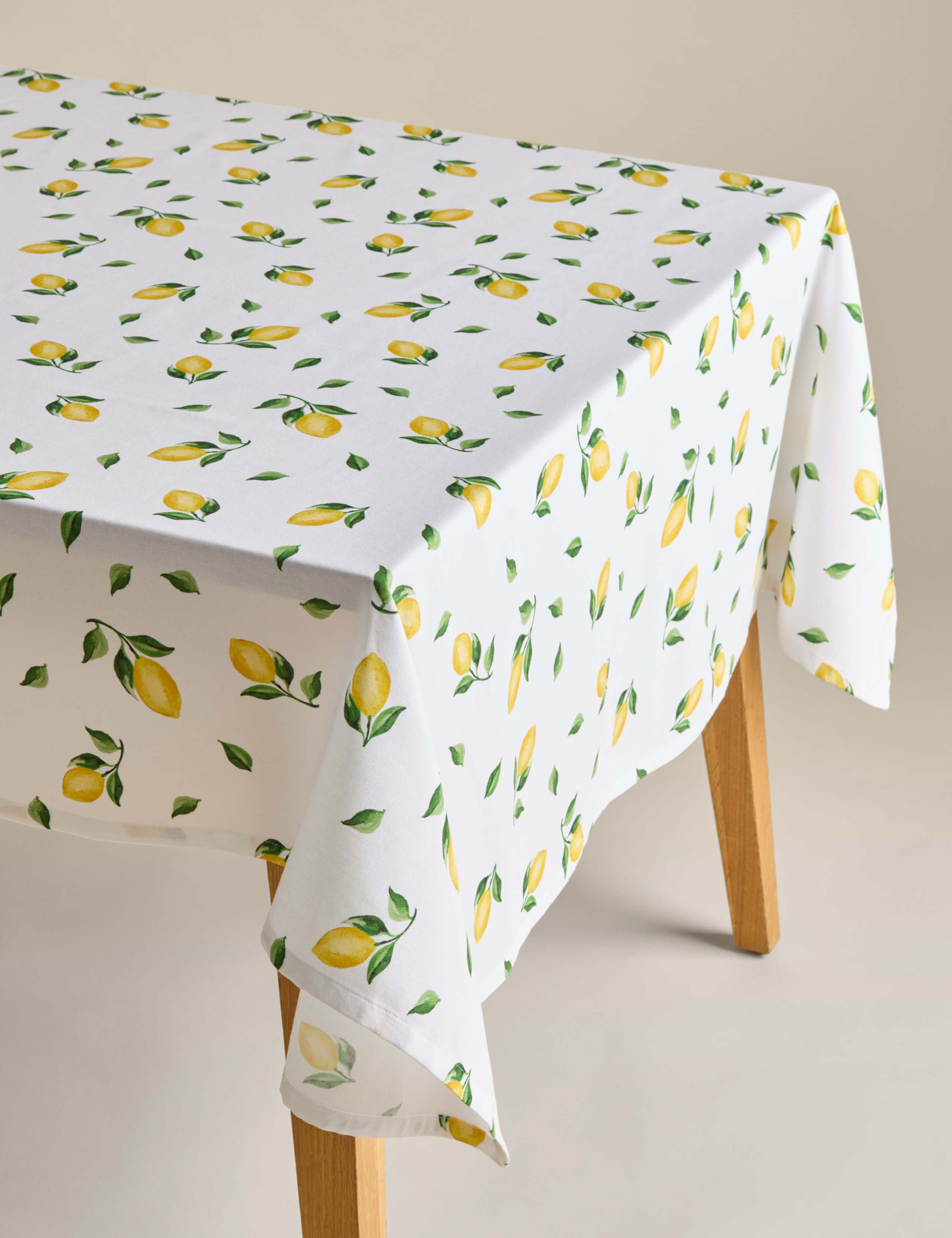Pure Cotton Lemon Tablecloth