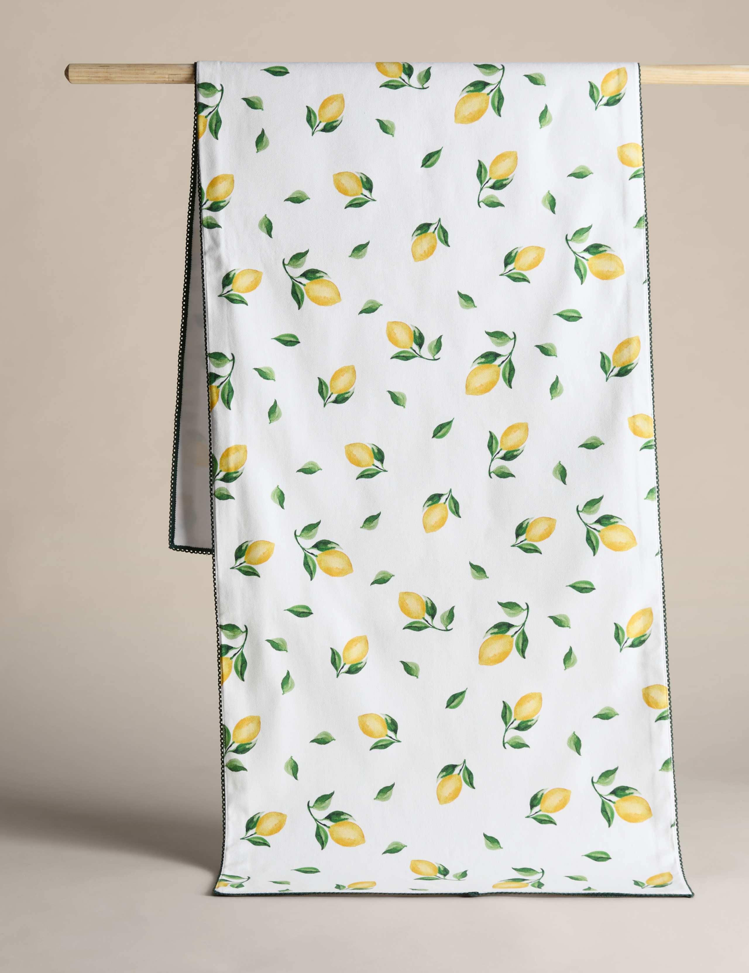 Pure Cotton Lemon Table Runner