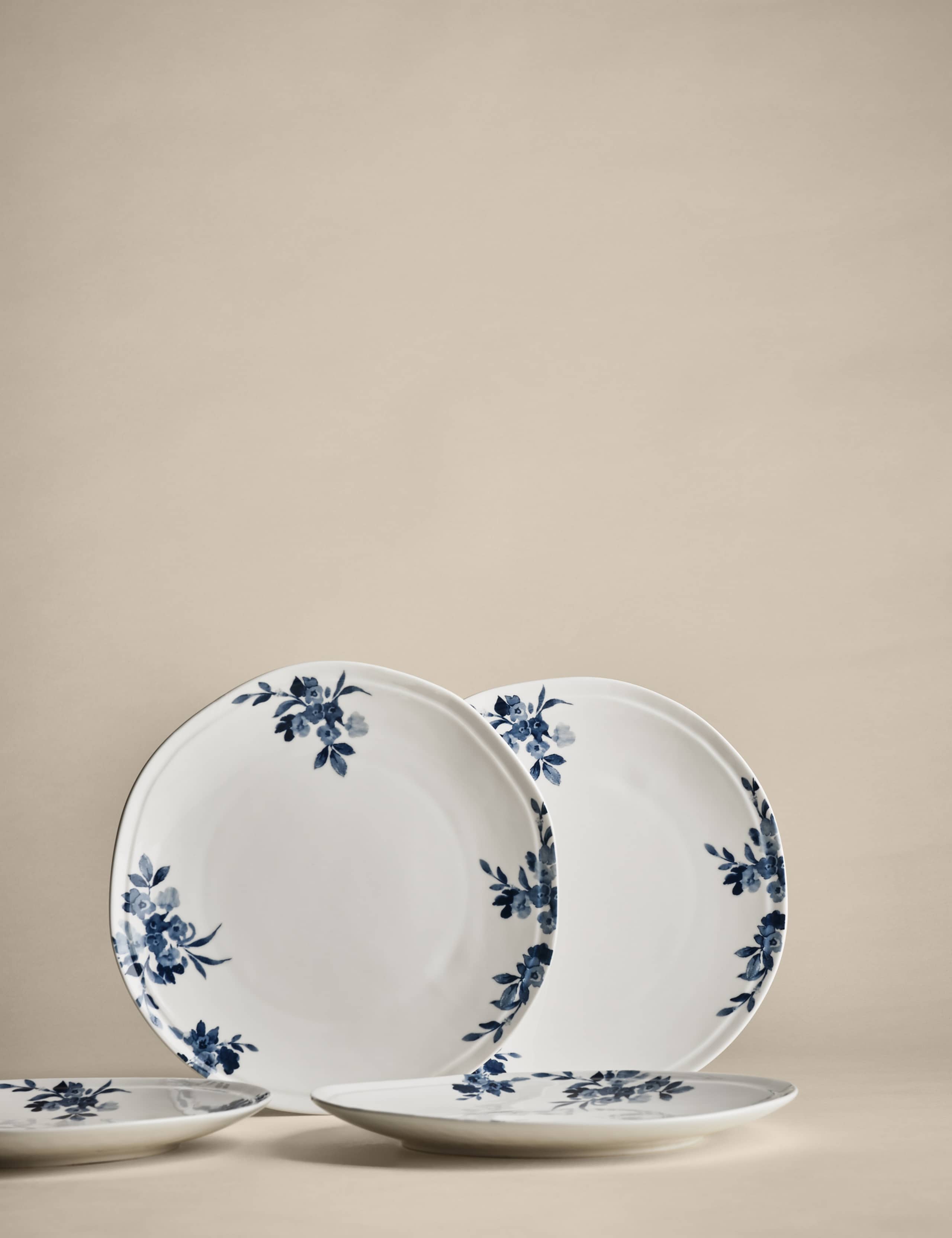 Set of 4 Cherry Blossom Dinner Plates