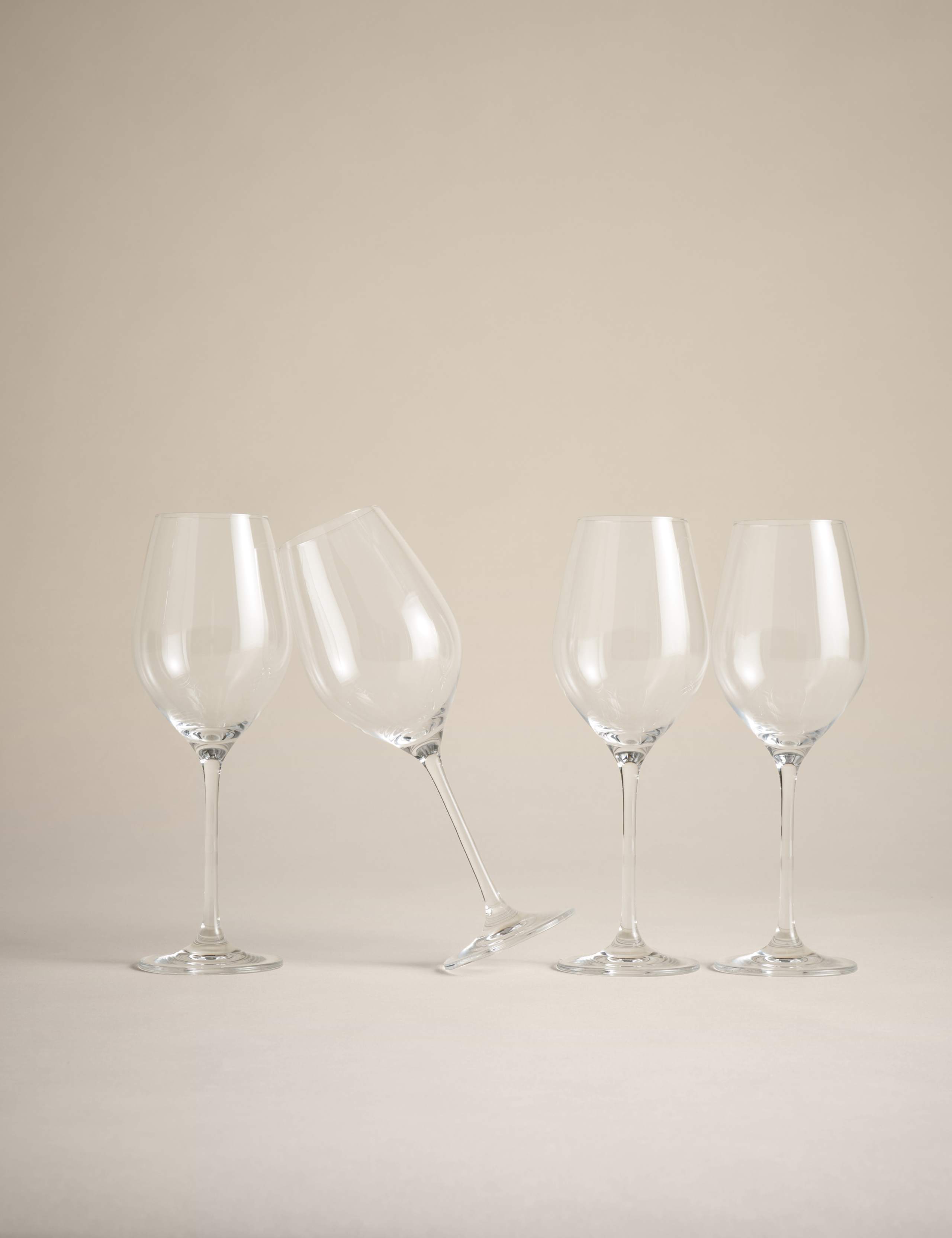 Set of 4 Maxim White Wine Glasses