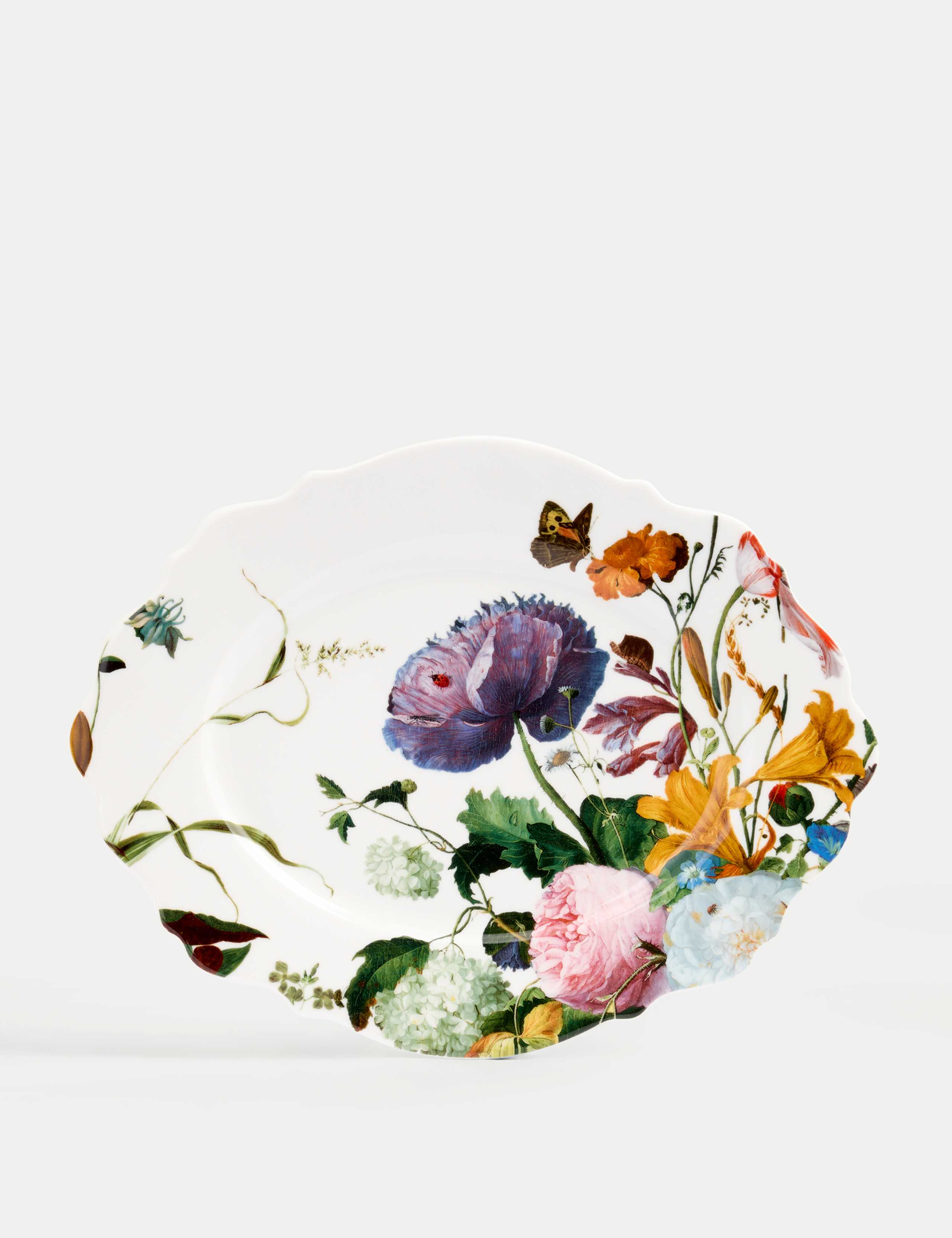 Floral Porcelain Platter