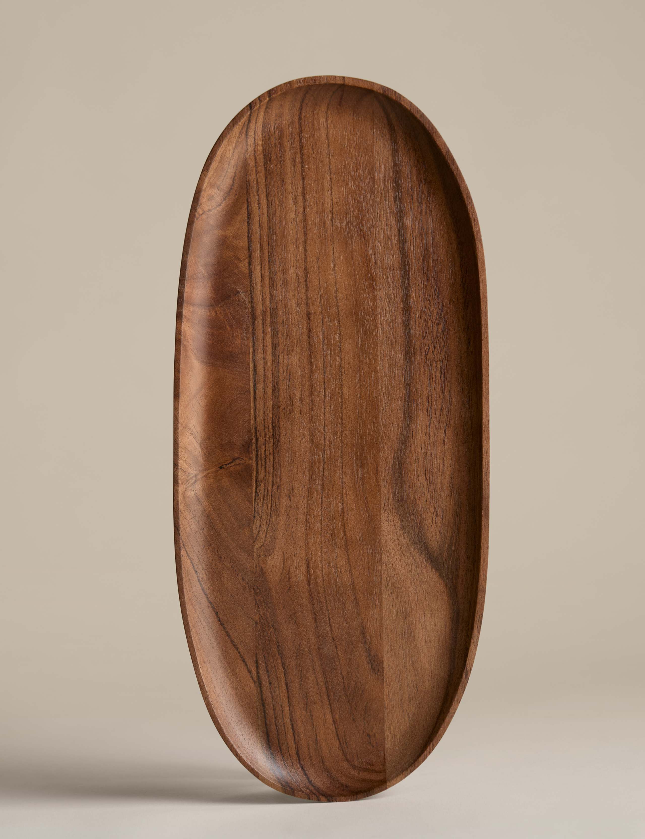 Wooden Oblong Serving Platter