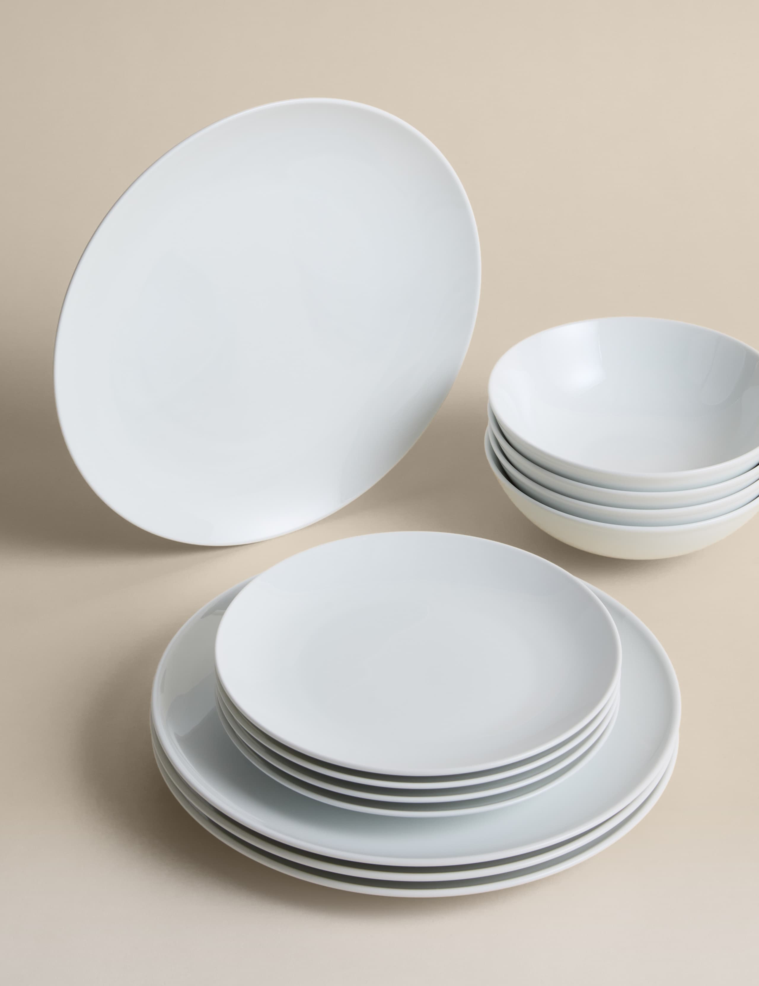 12 Piece Burford Coupe Dinner Set