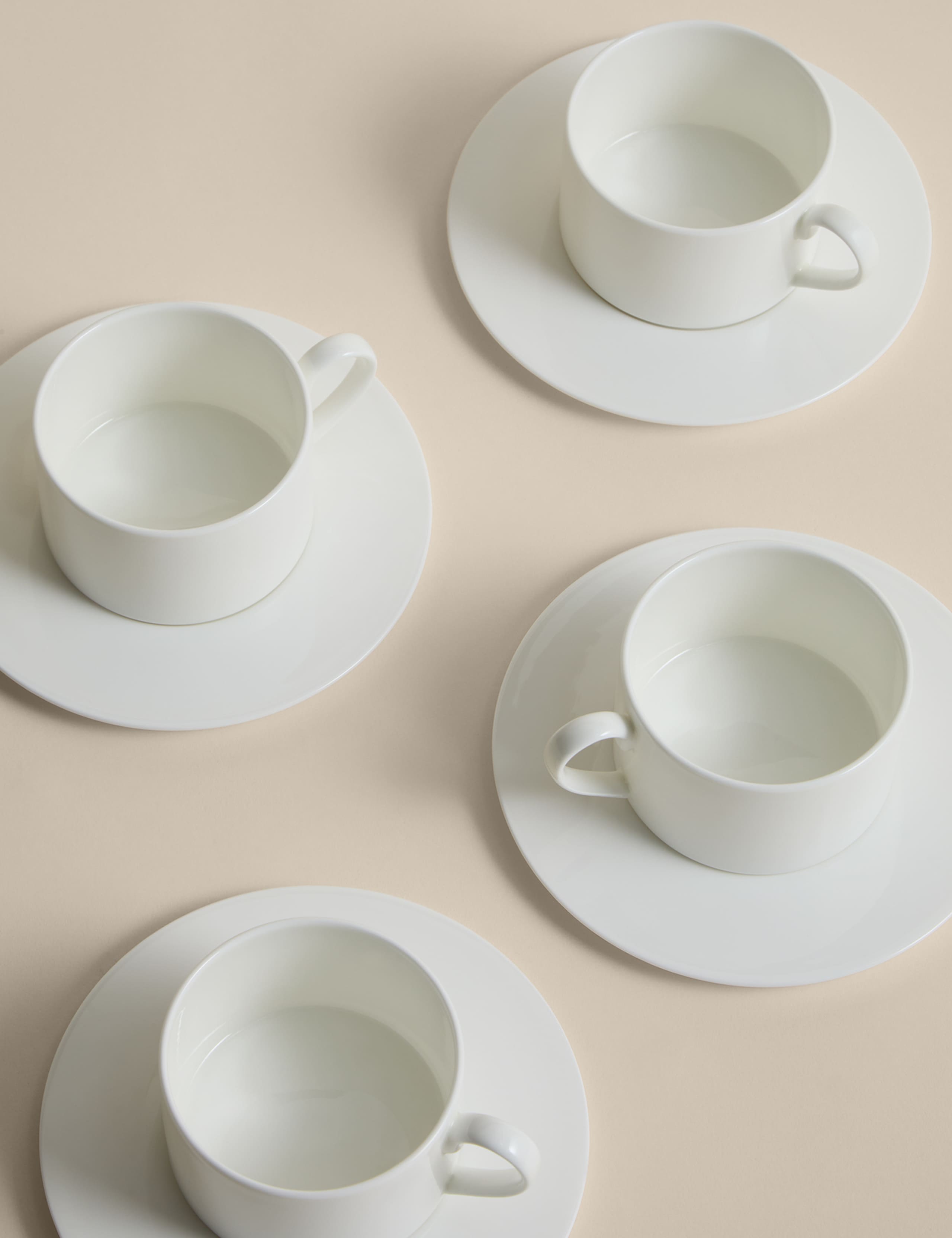 Set of 4 Clarendon Cups & Saucers