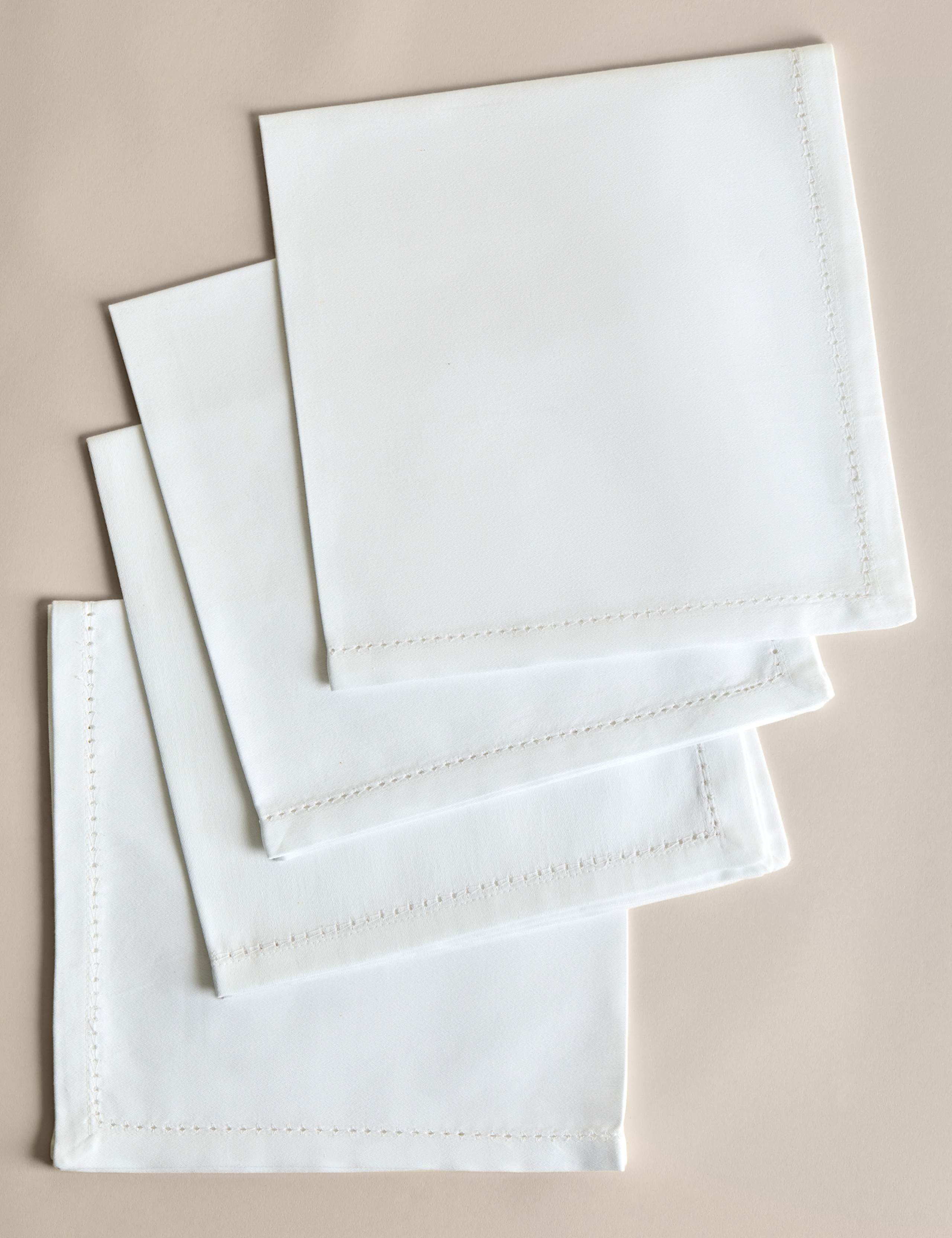 Set of 4 Cotton Sateen Napkins