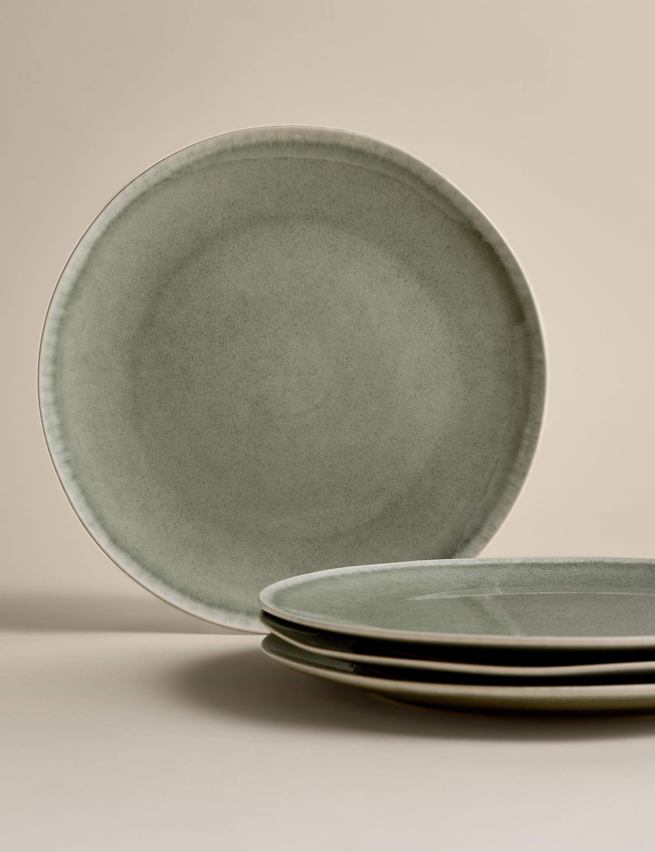 Henley Stoneware Dinner Plate Set Of 4
