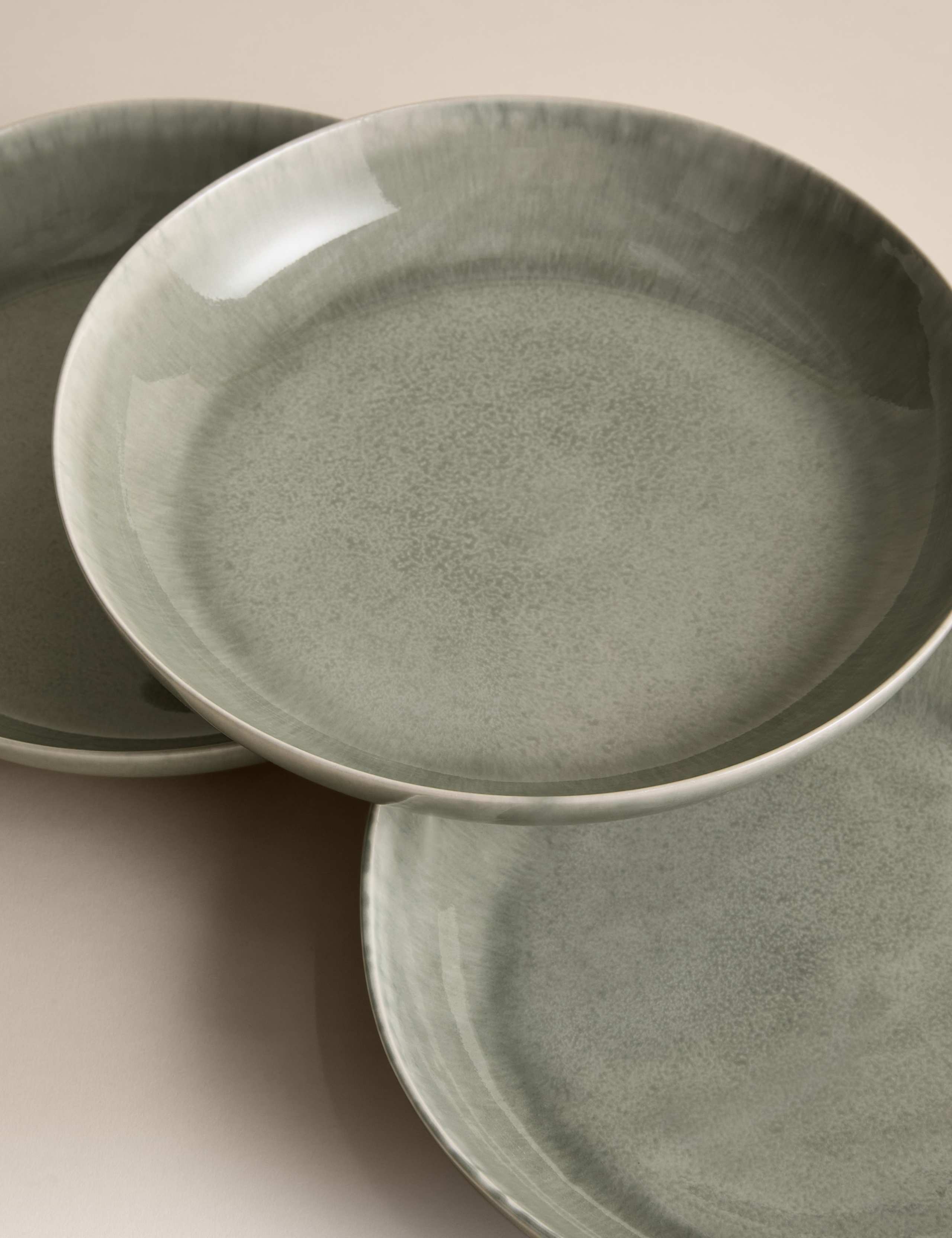 Set of 4 Henley Stoneware Pasta Bowls