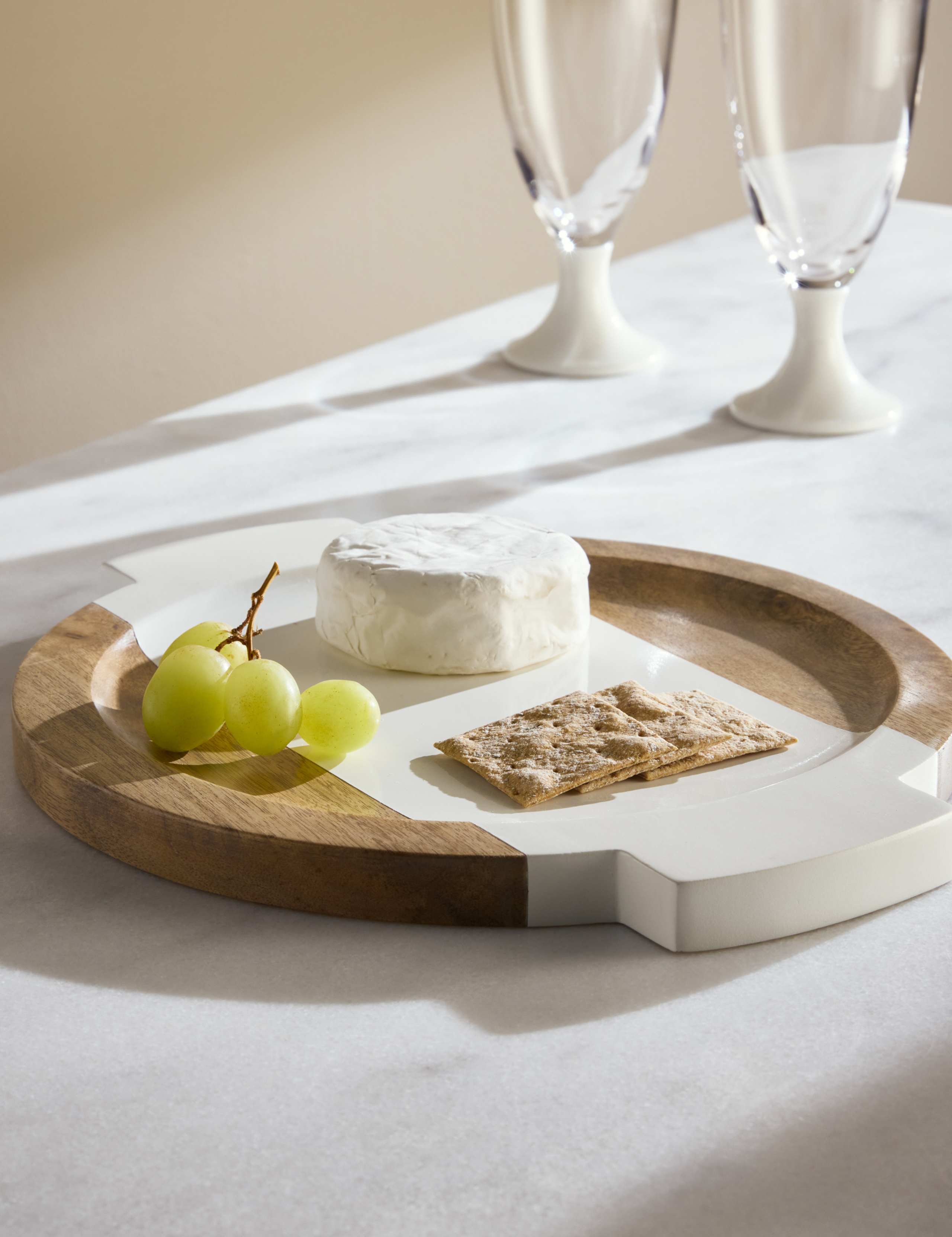 Wooden Circular Serving Board