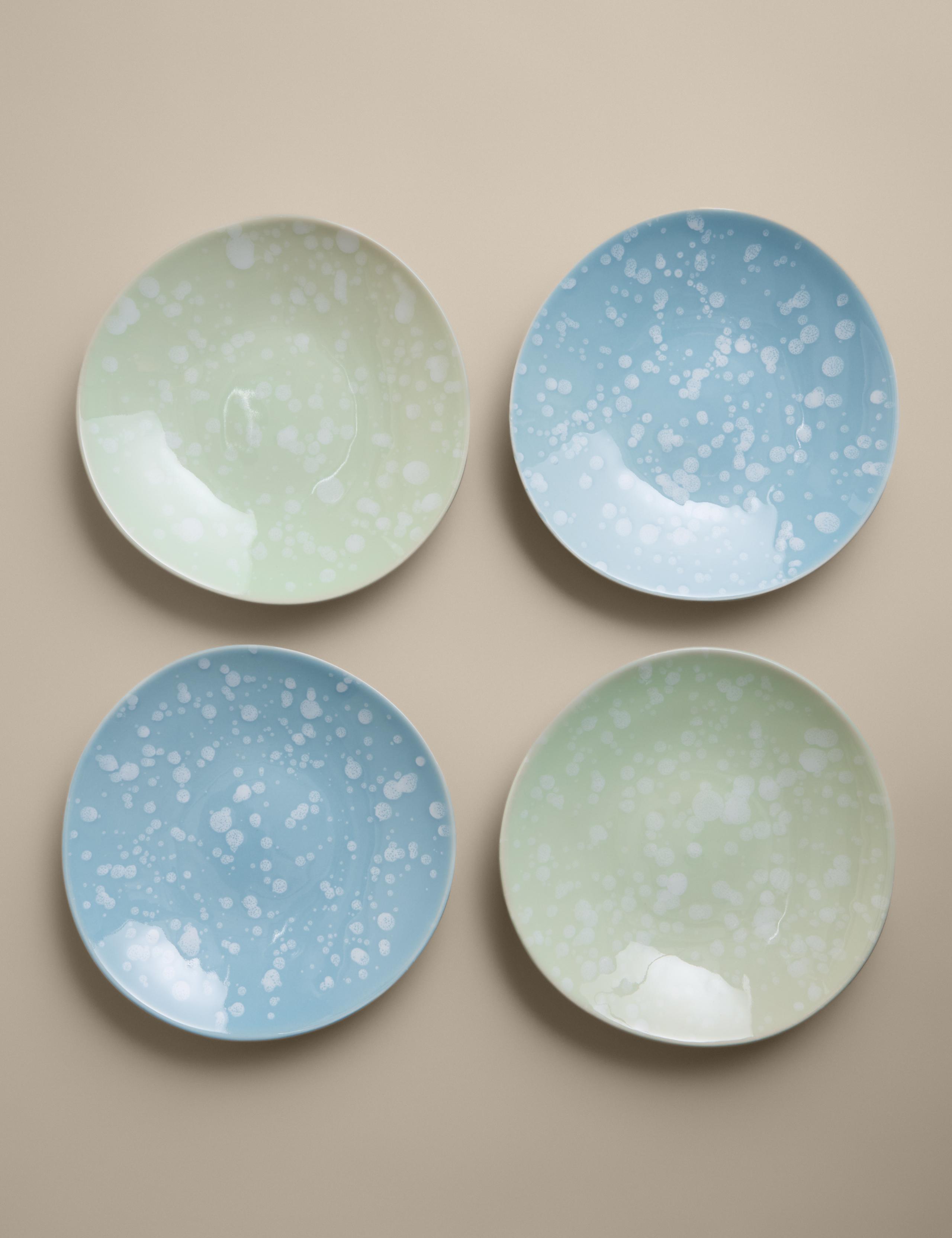 Set of 4 Splatter Side Plates