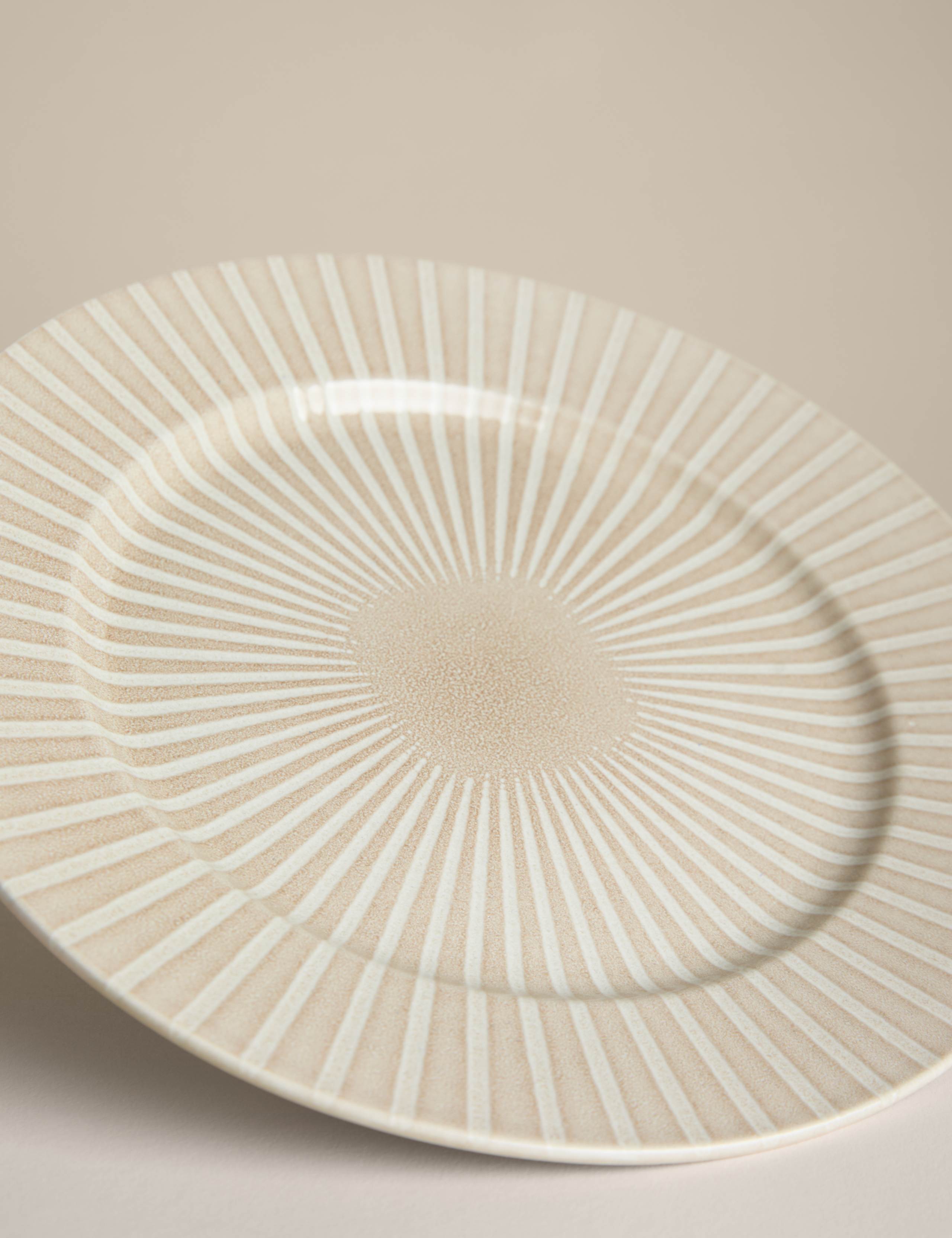 Reactive Stripe Dinner Plate