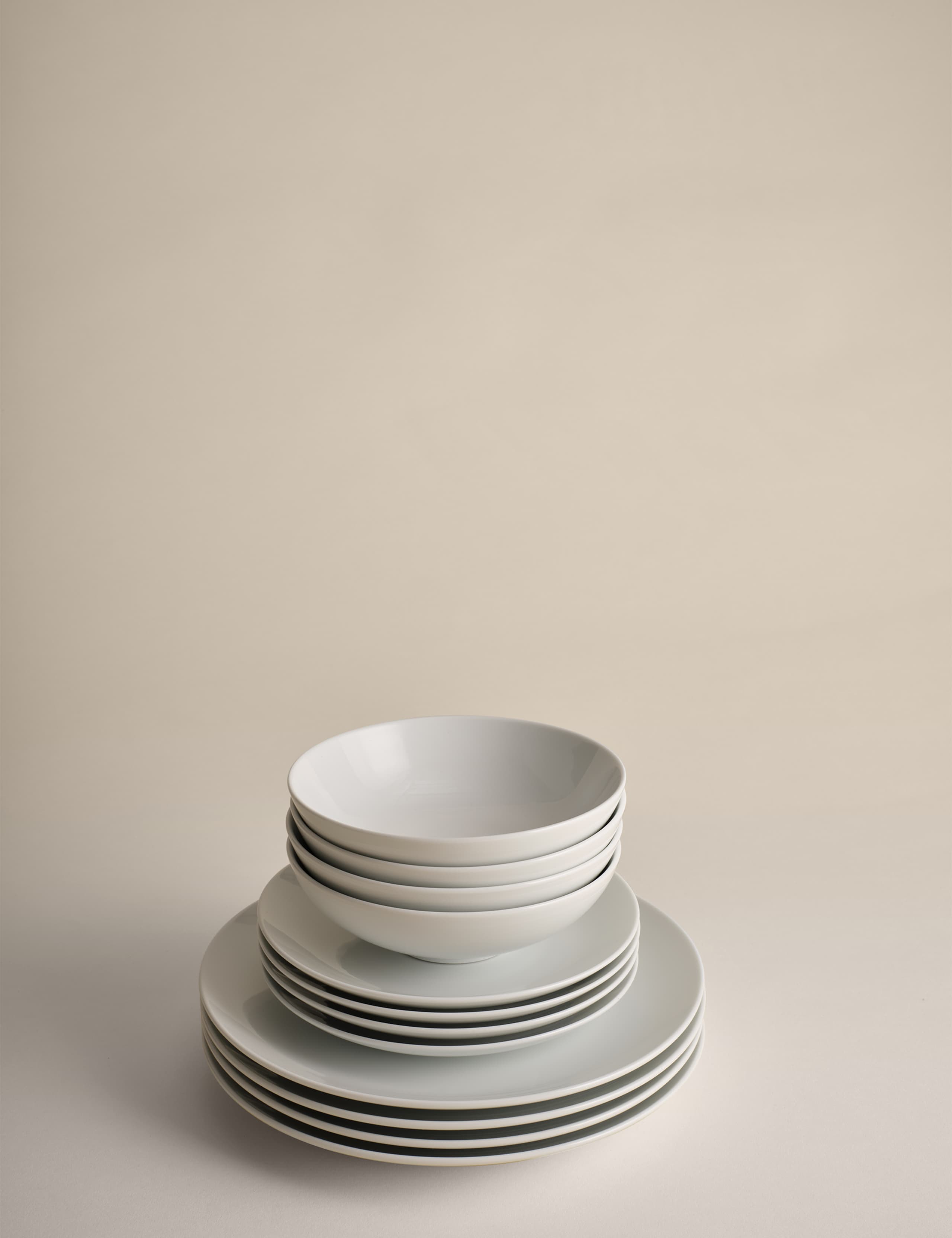12 Piece Maxim Coupe Dinner Set