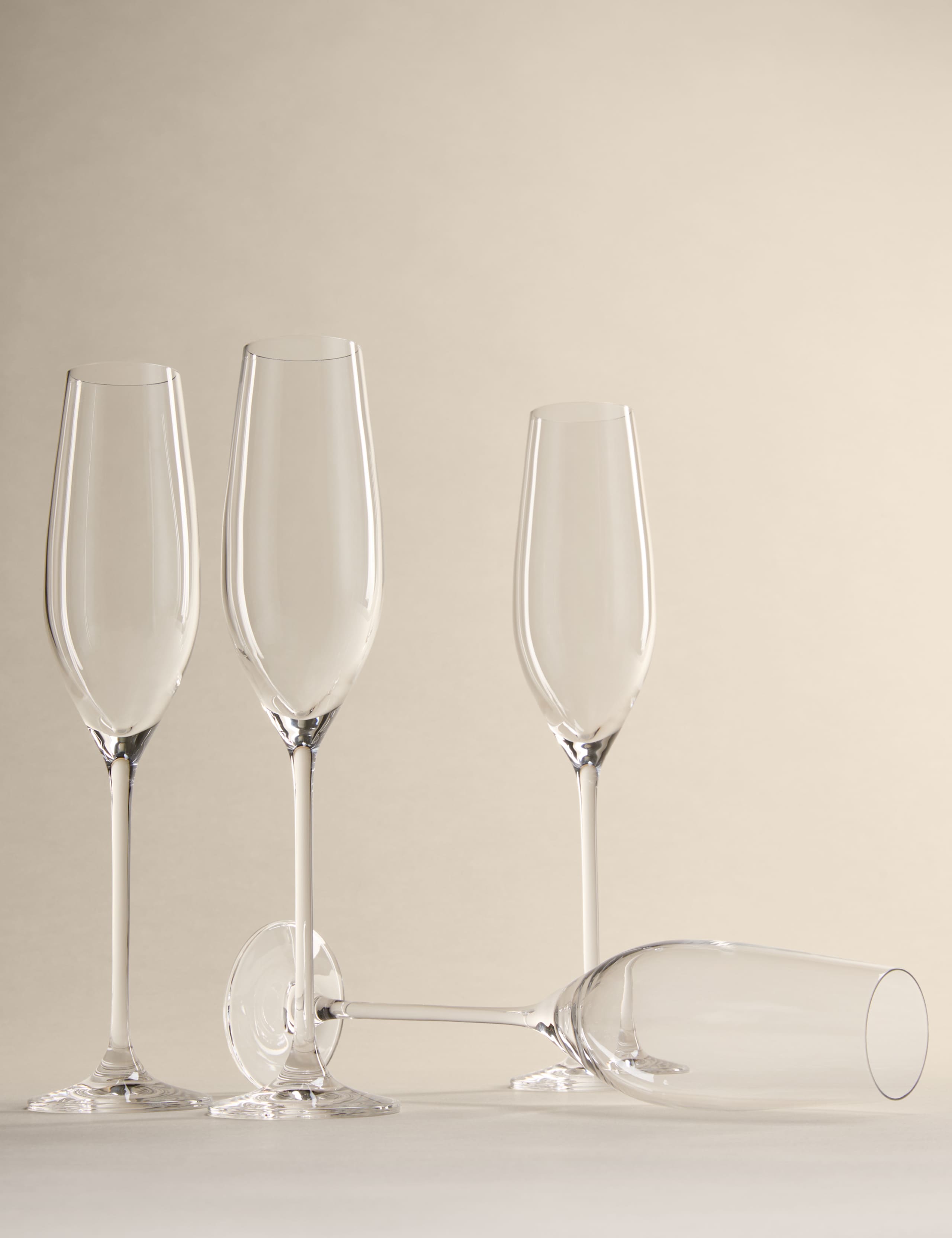 Set of 4 Maxim Champagne Flutes