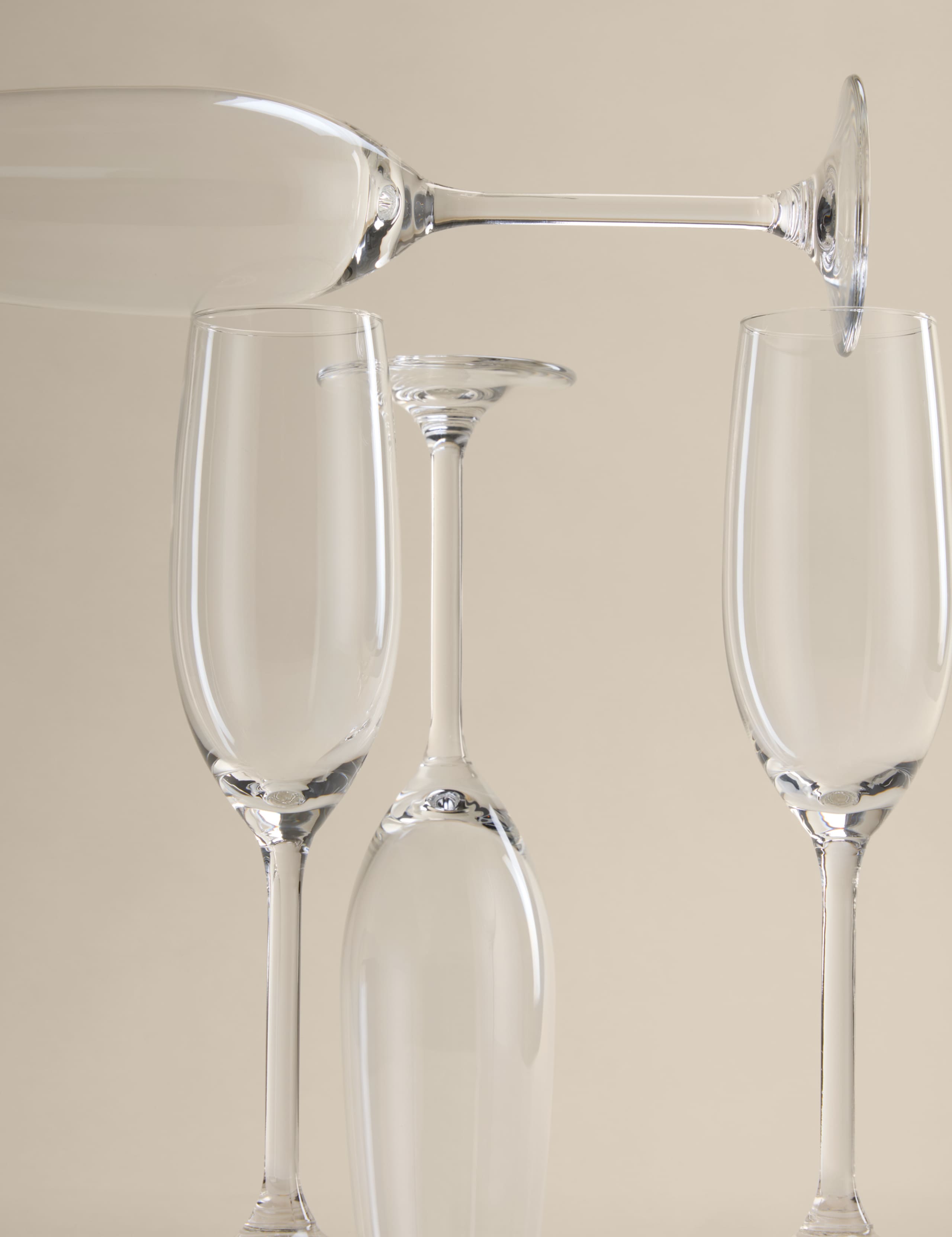 Set of 4 Everyday Champagne Flutes