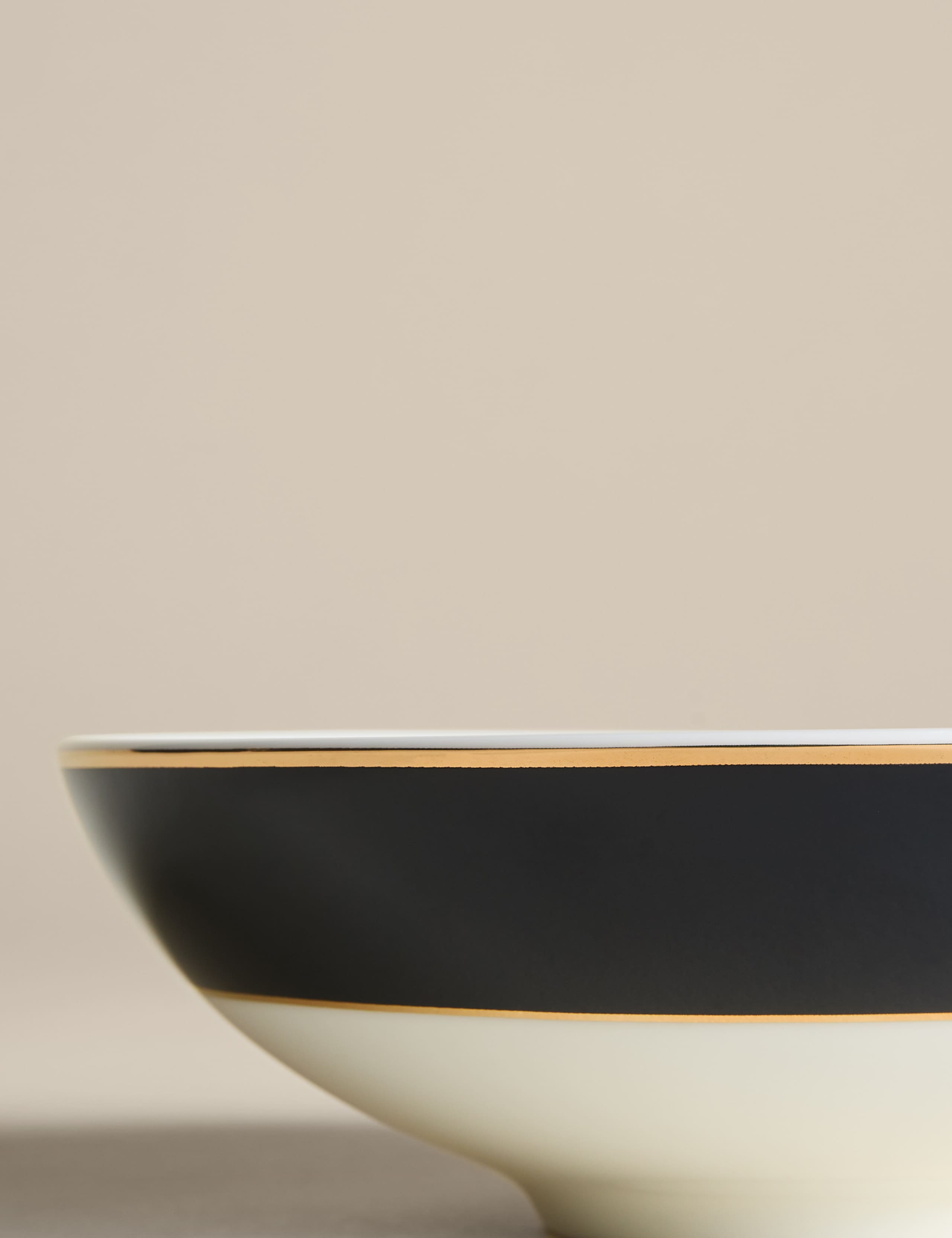 Maxim Gilded Rim Cereal Bowl