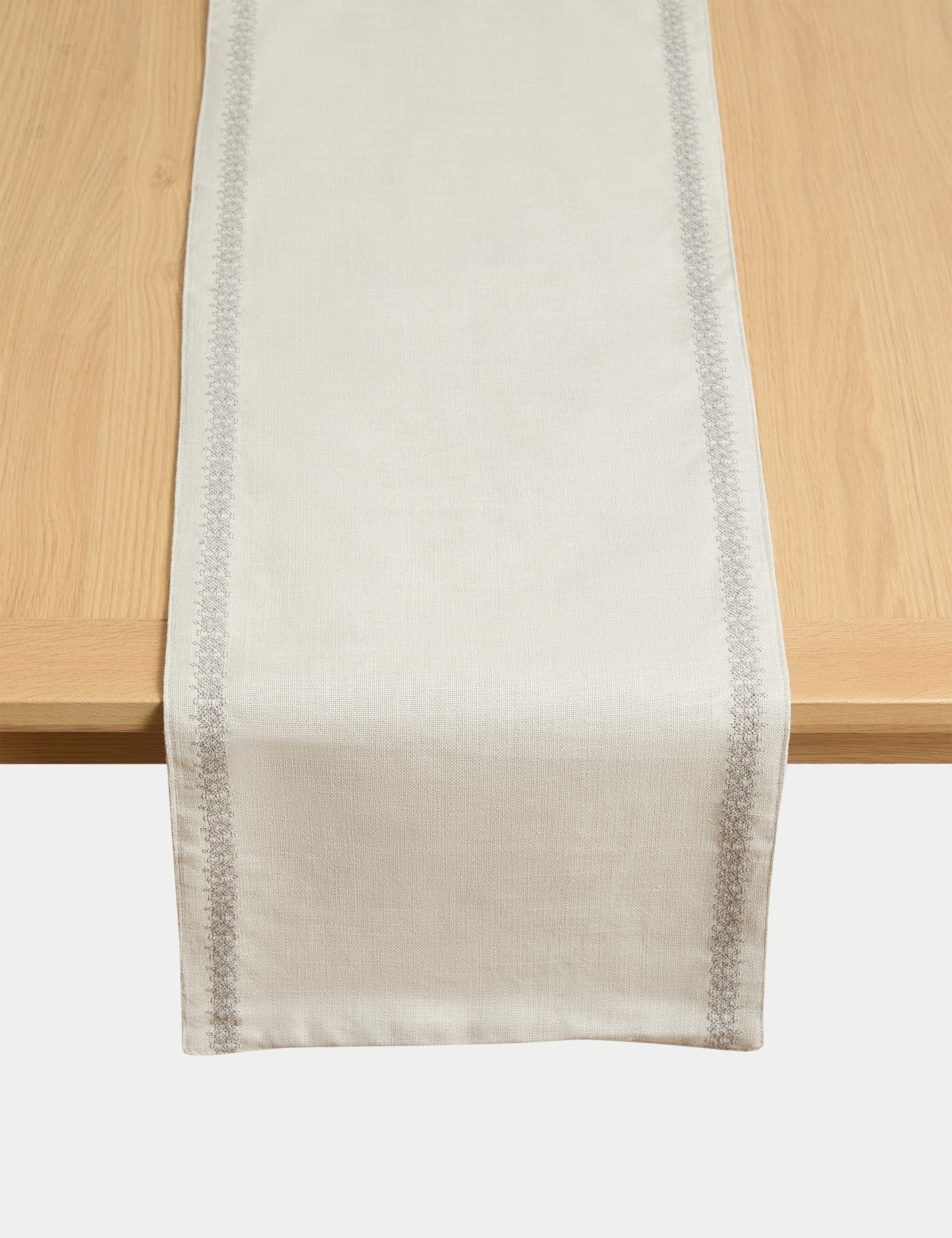 Pure Cotton Embroidered Table Runner