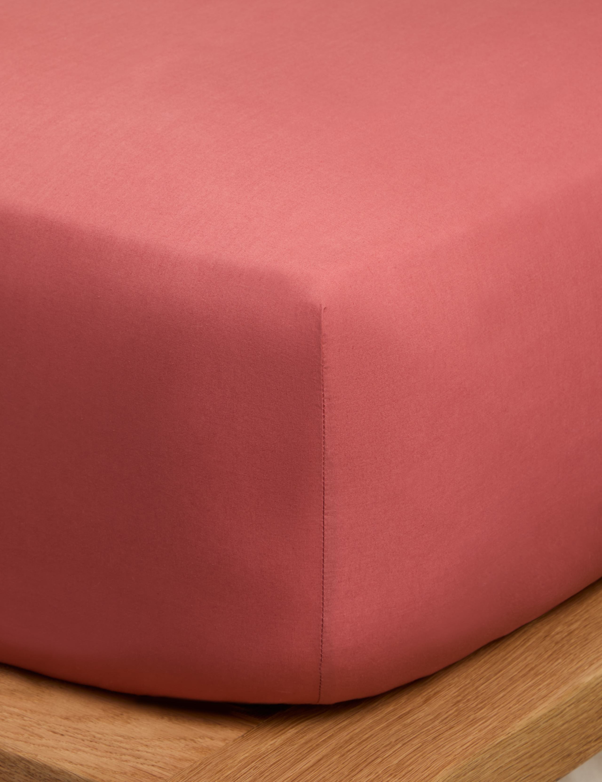 Washed Cotton Deep Fitted Sheet