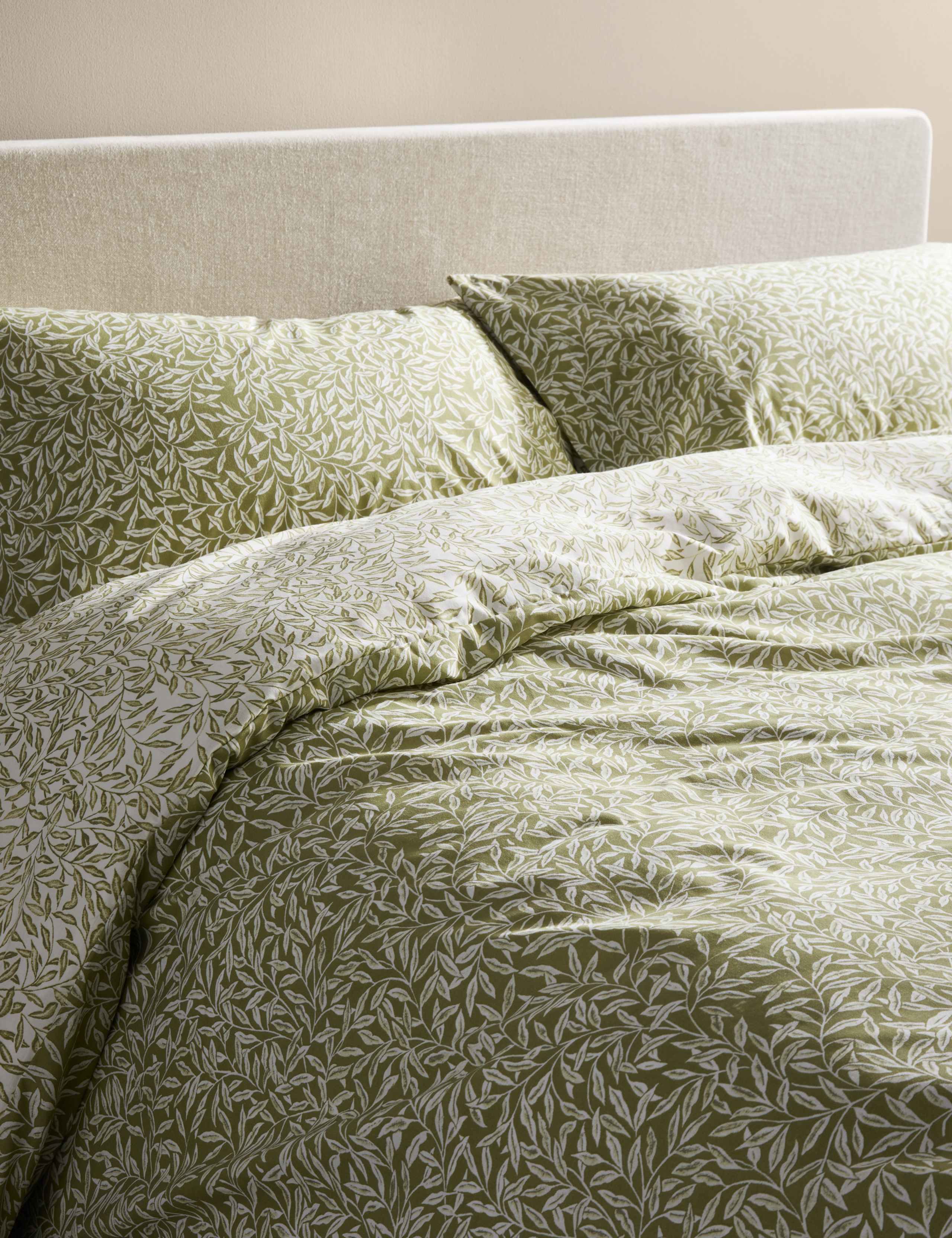 Cotton Blend Willow Leaf Bedding Set