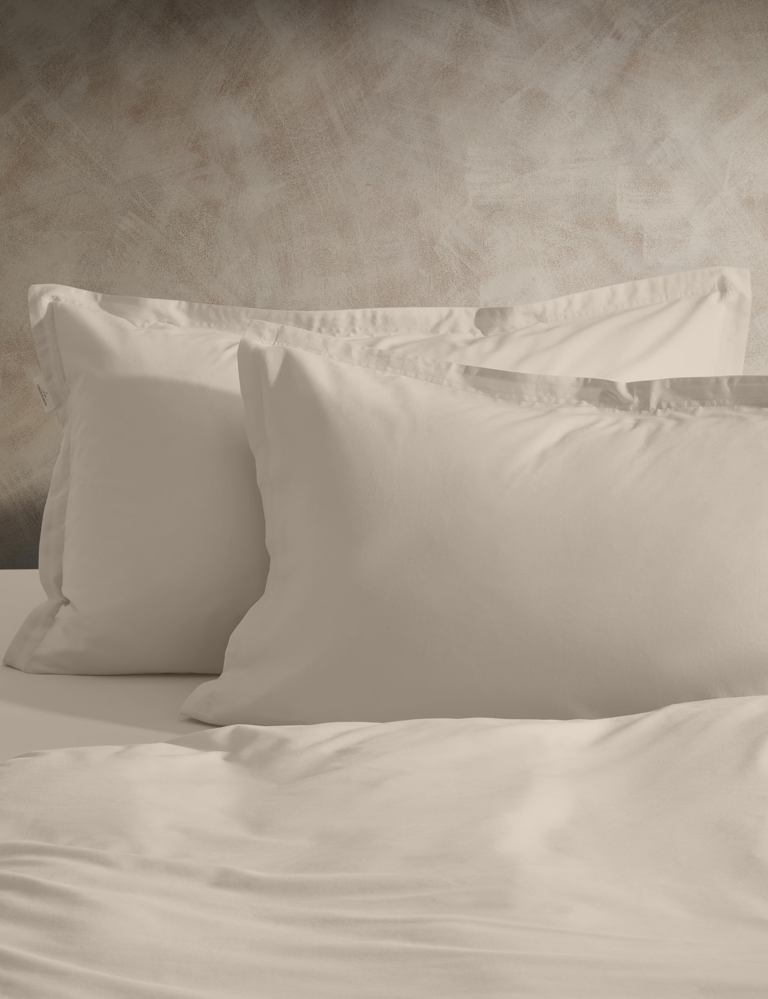 2pk Washed Cotton Oxford Pillowcases