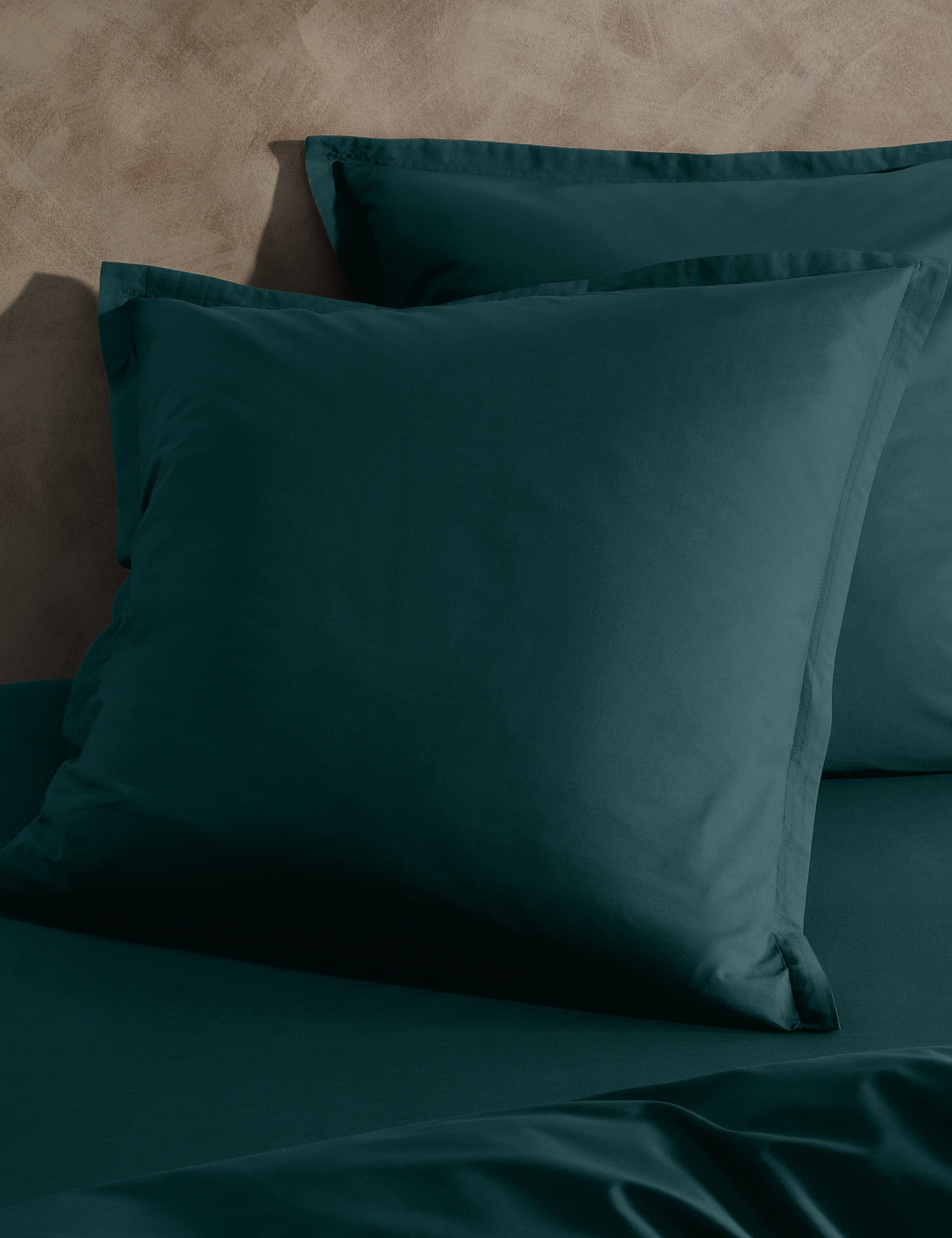 2pk Washed Cotton Square Pillowcases