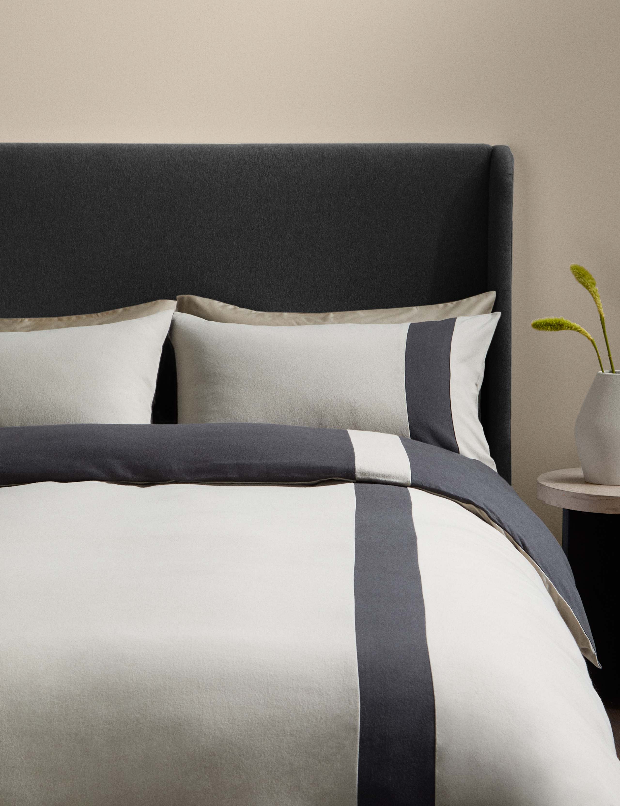 Brushed Cotton Yarn Dyed Bedding Set