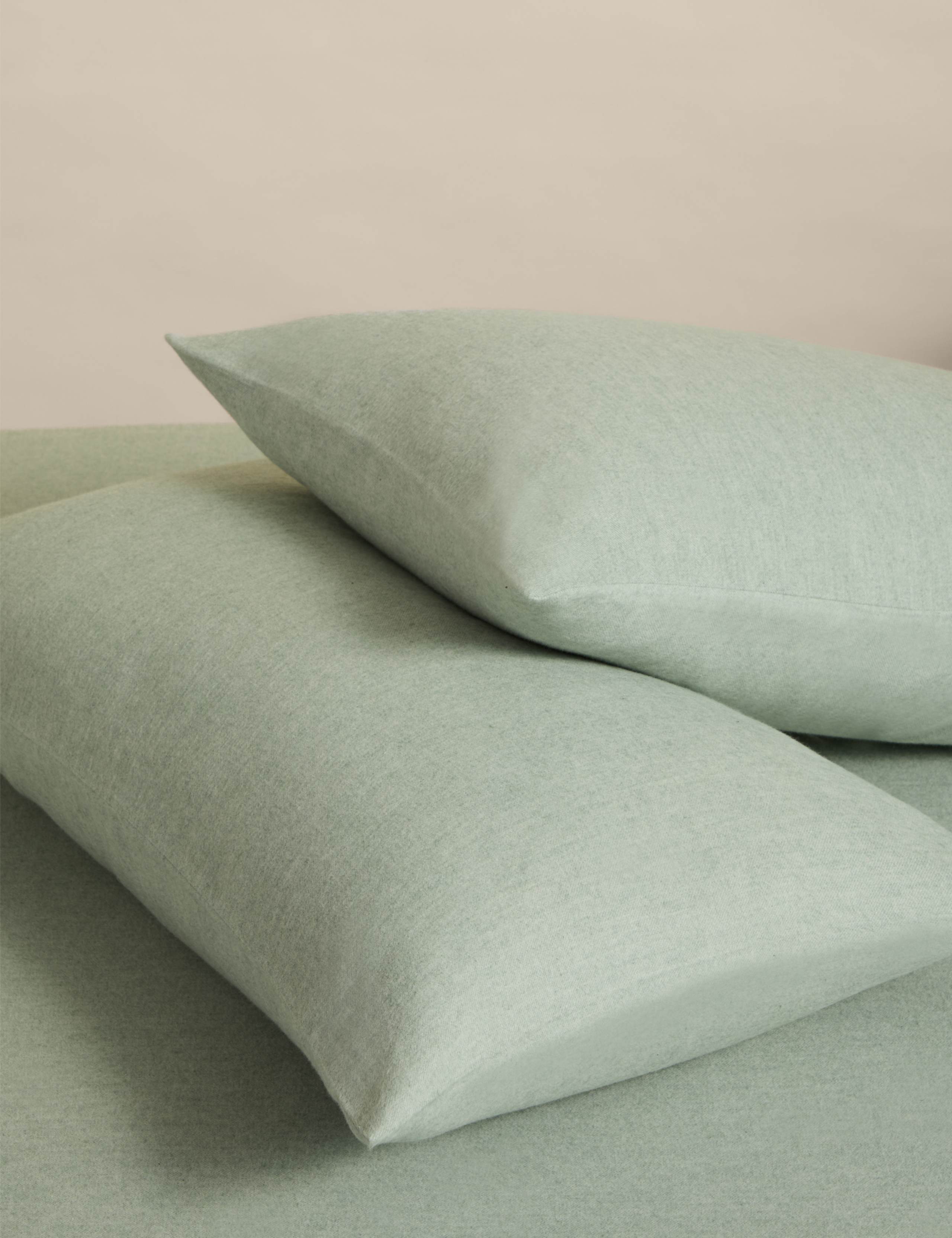 2pk Brushed Cotton Twill Pillowcases