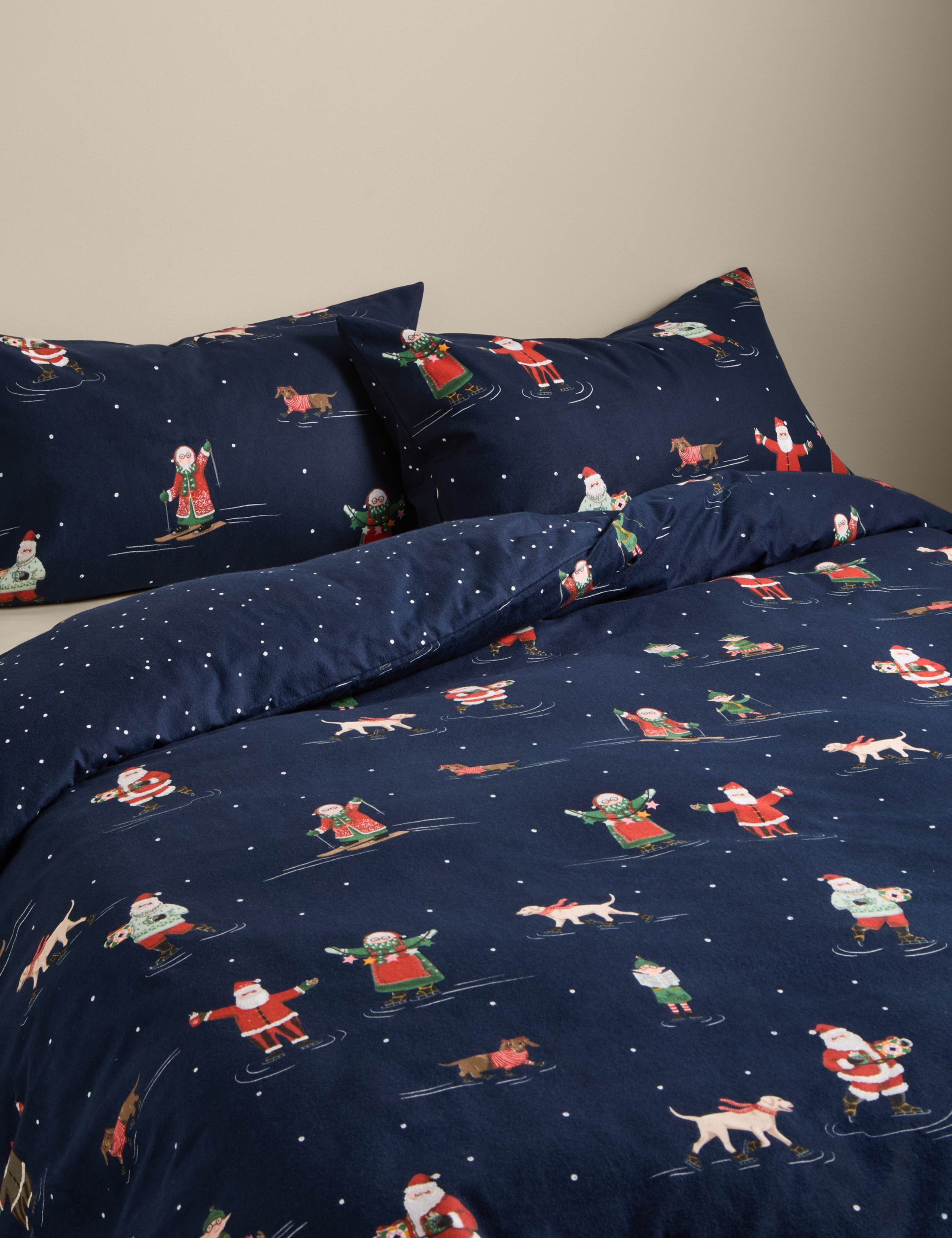 Pure Cotton Santa & Friends Bedding Set