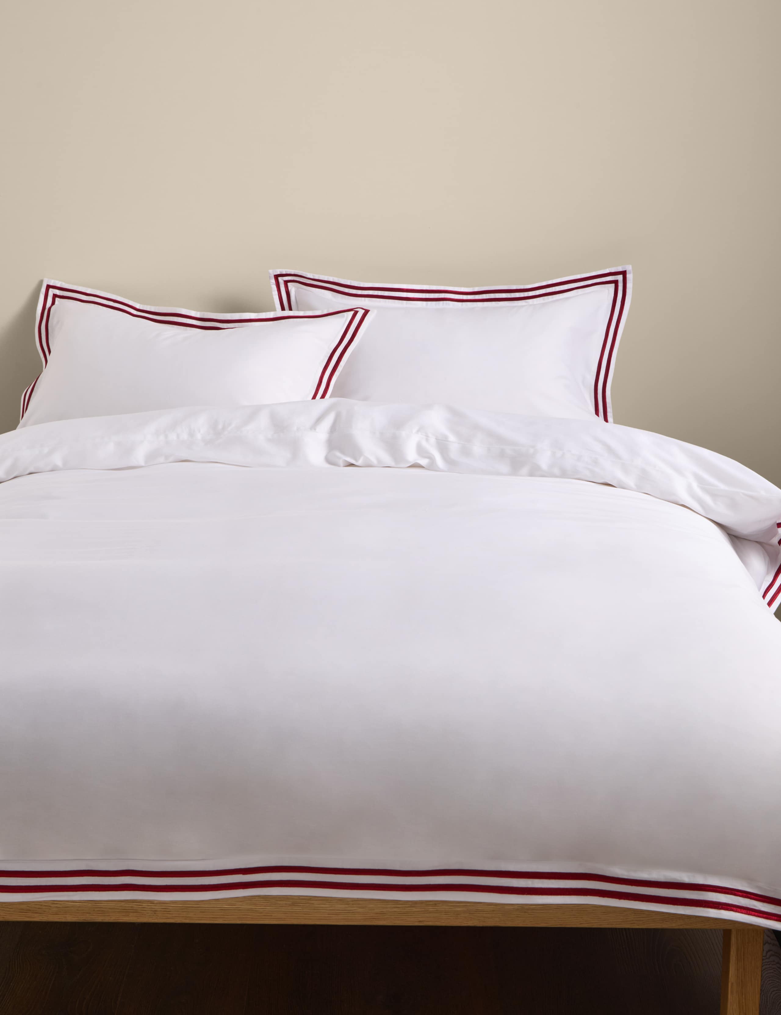 Pure Cotton Double Baratta Stitch Bedding Set