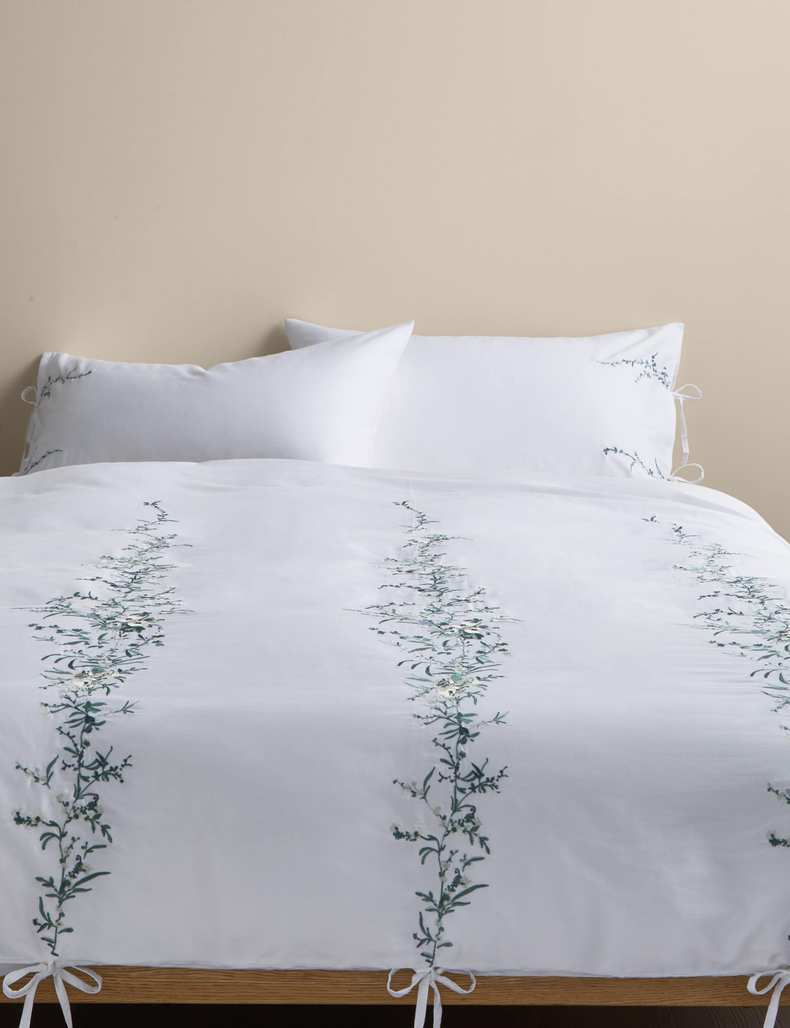 Pure Cotton Embroidered Blossom Bedding Set