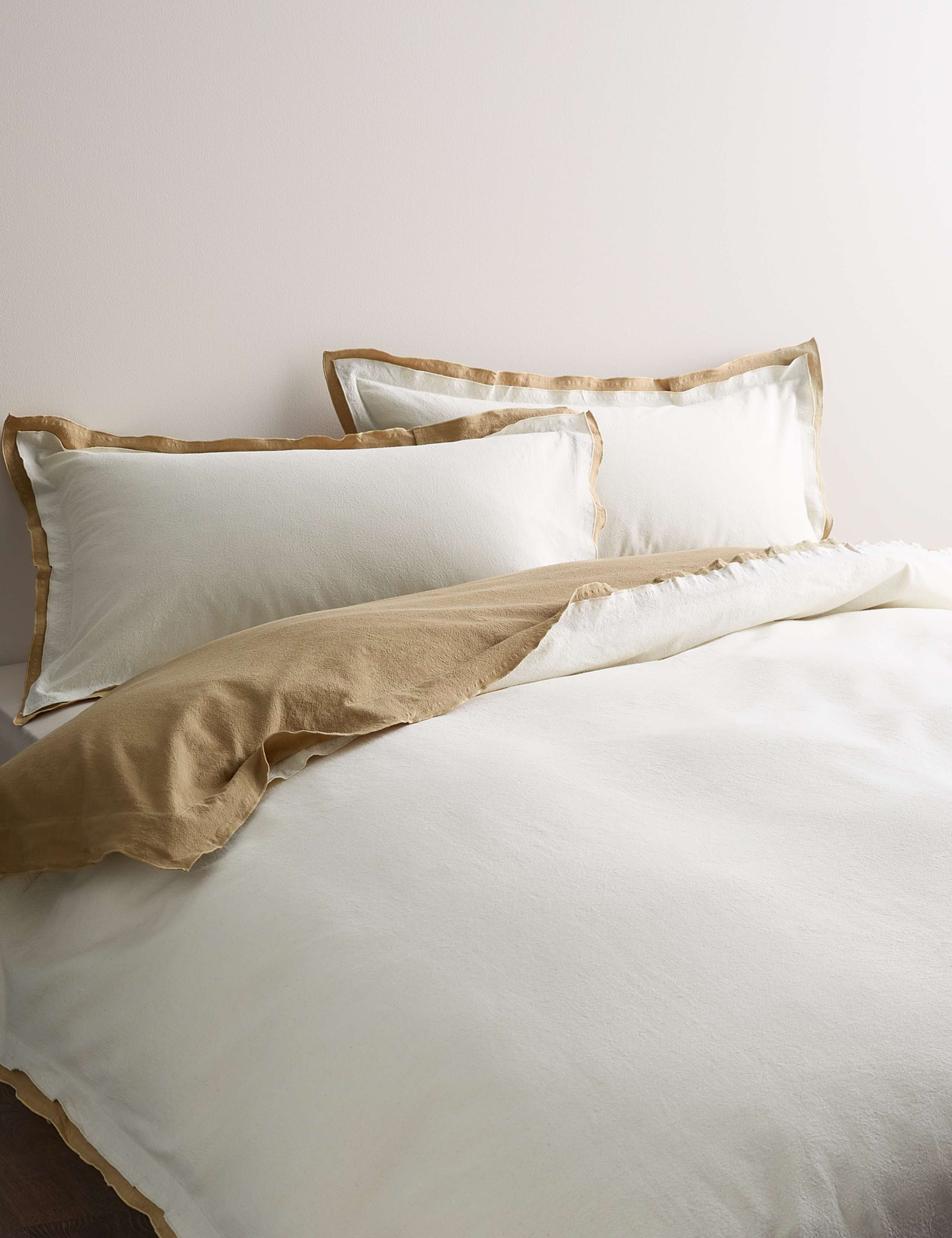 Pure Cotton Crepe Contrast Bedding Set