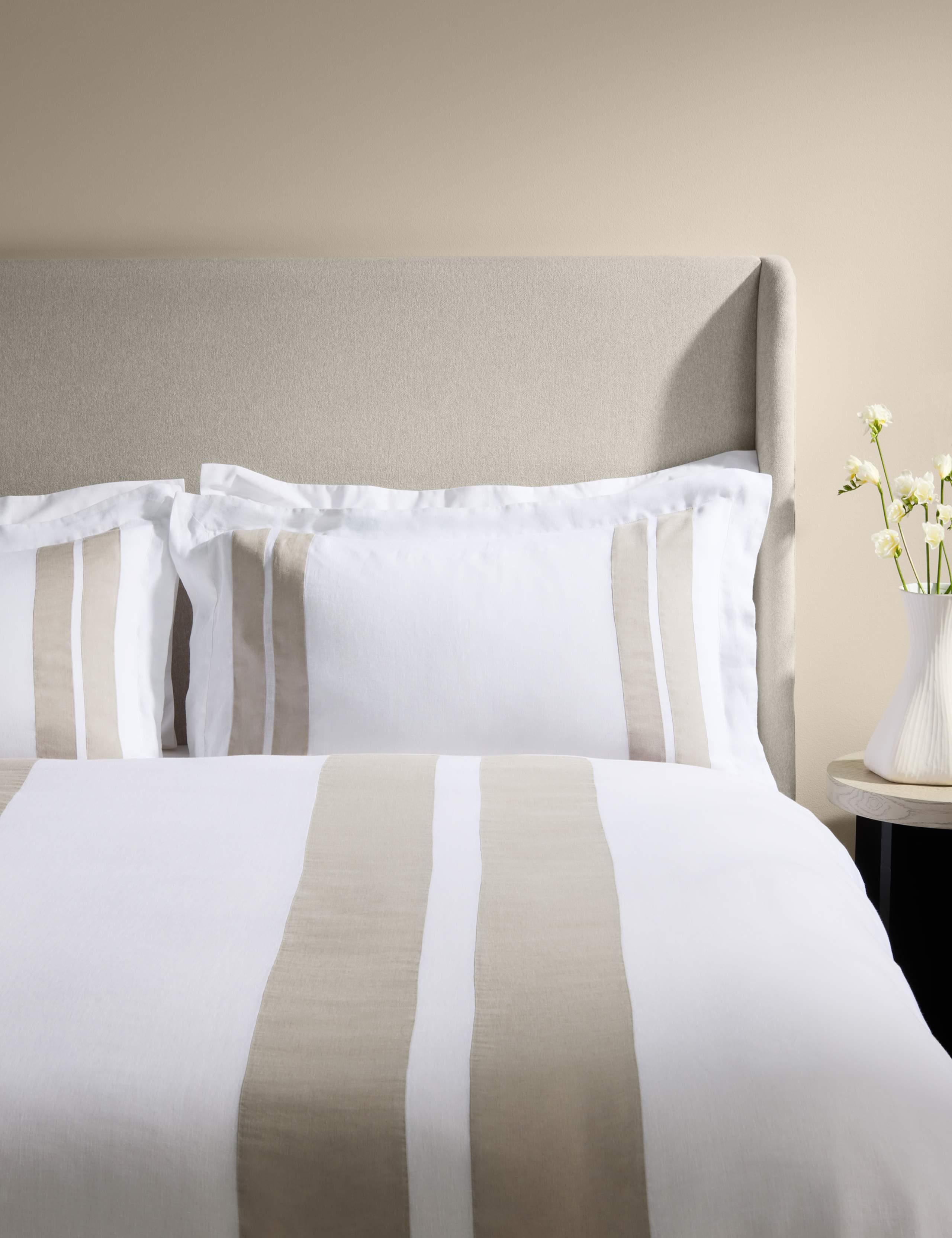 Pure Linen Panel Bedding Set