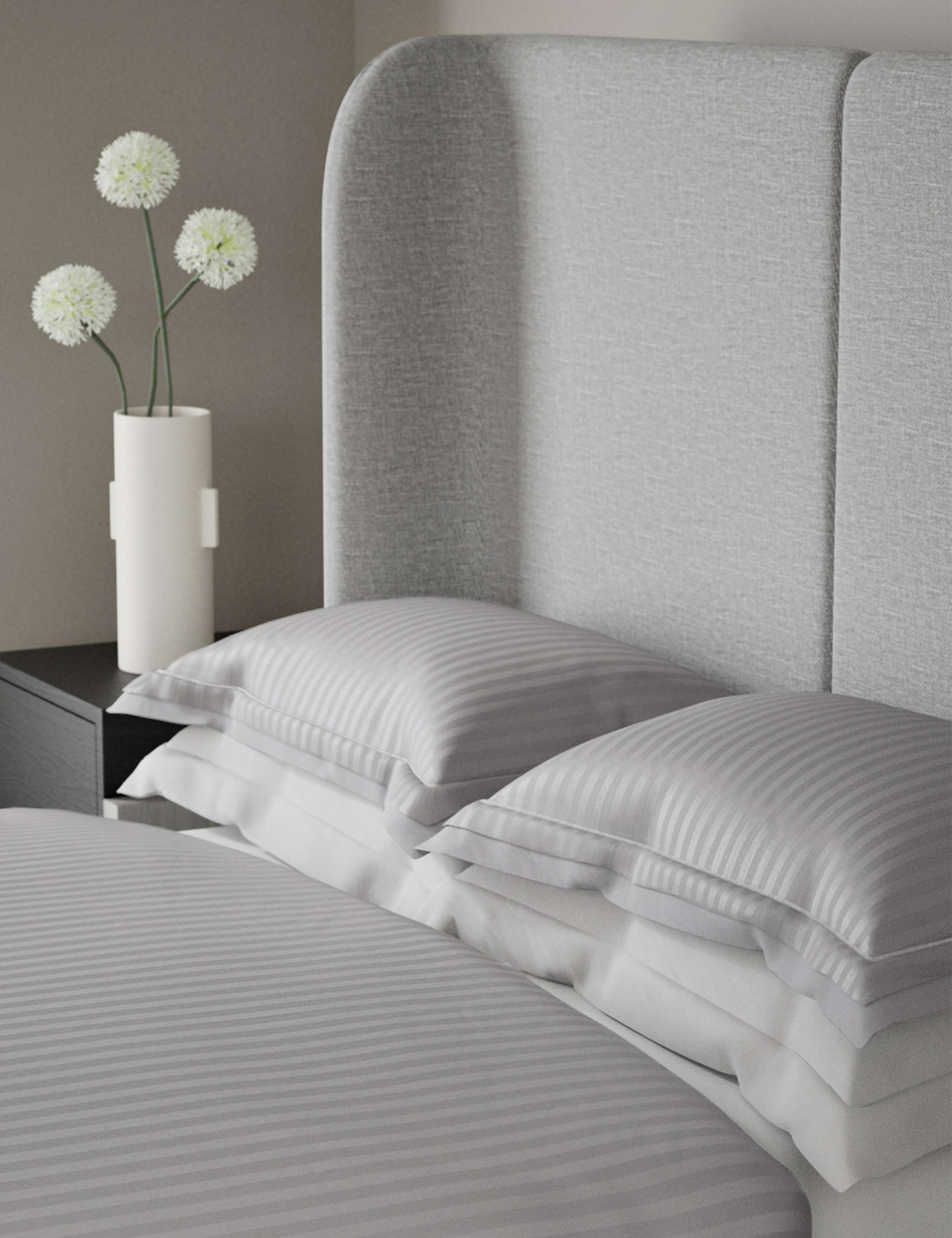 Pure Cotton Satin Striped Bedding Set