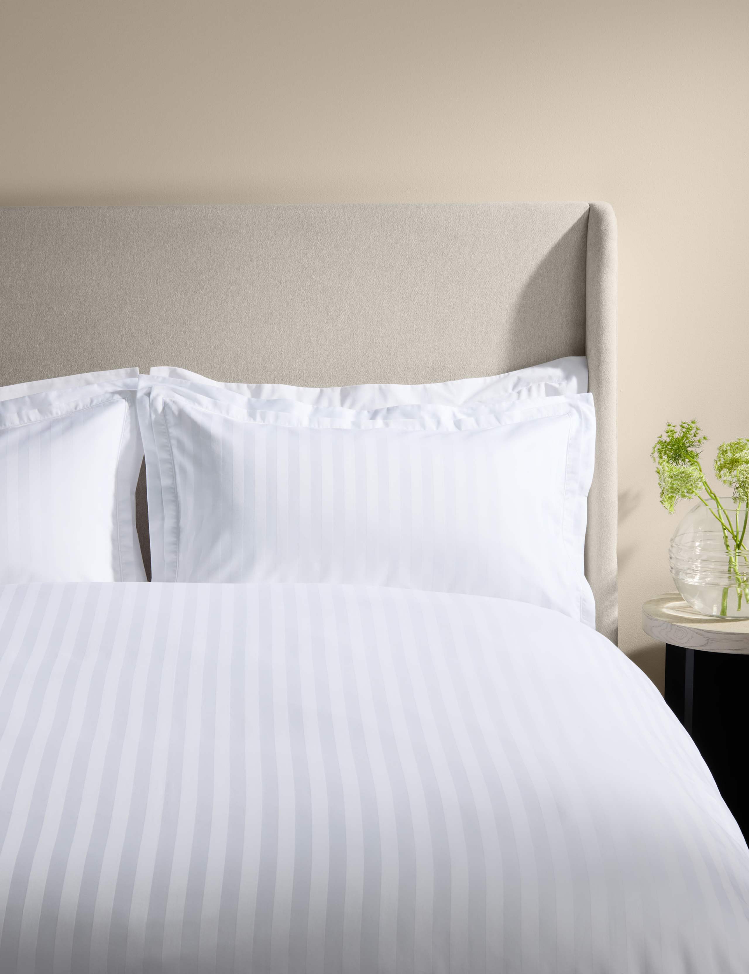 Pure Cotton Satin Striped Bedding Set