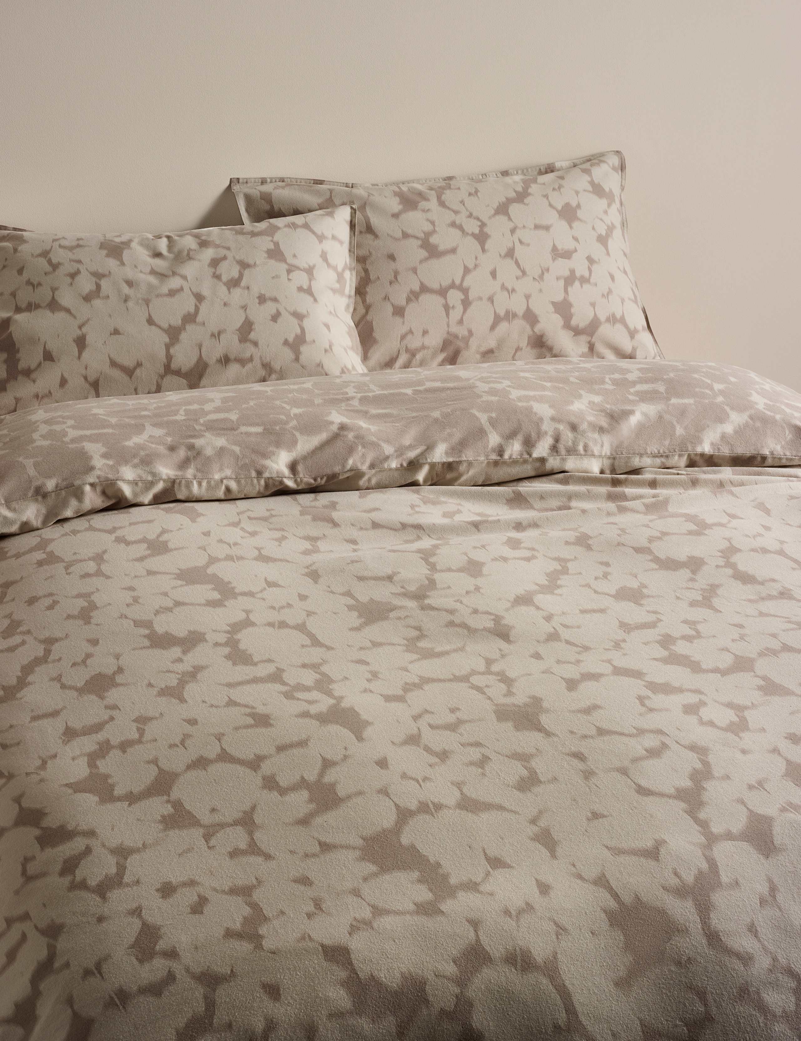 Pure Brushed Cotton Fern Print Bedding Set