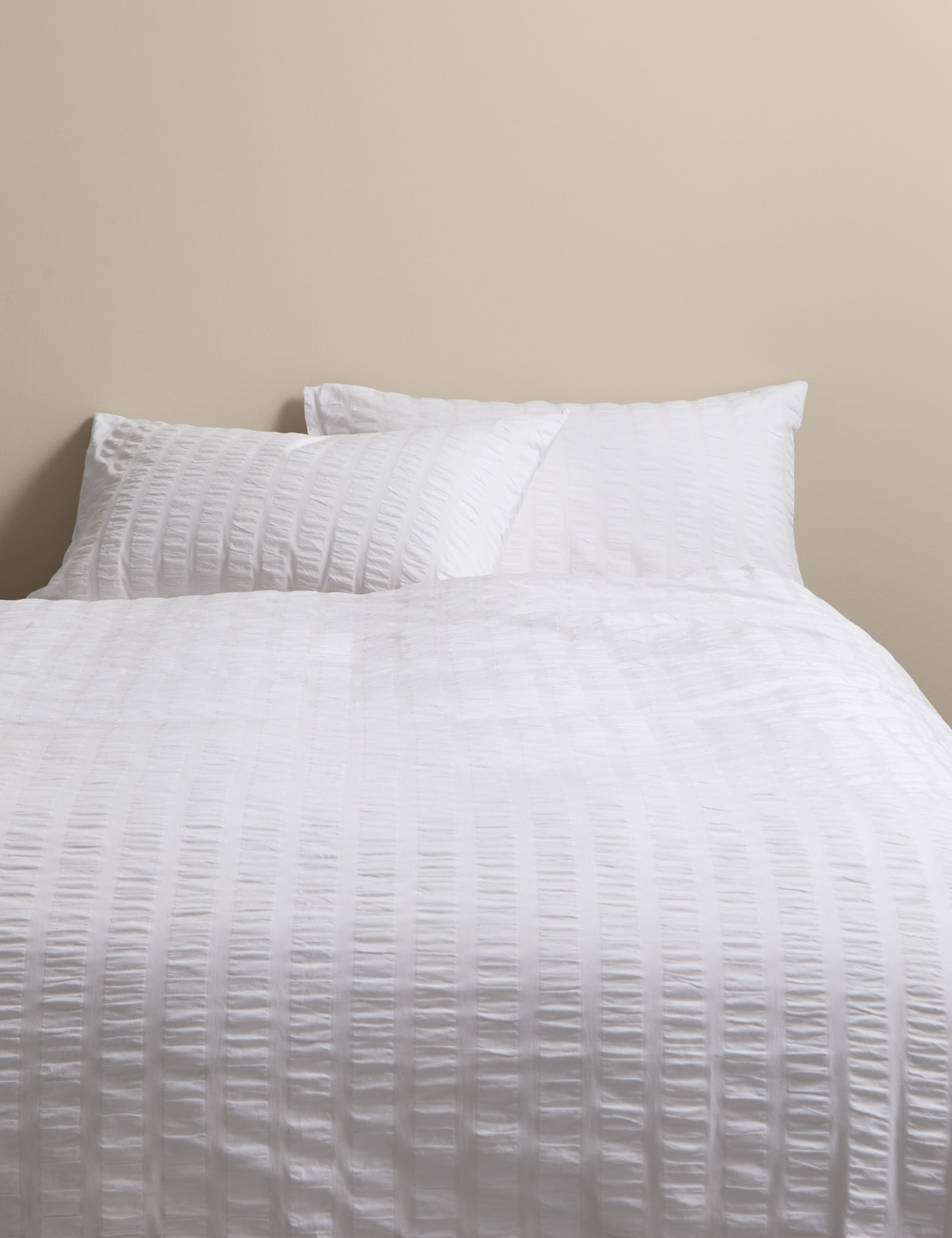 Pure Cotton Striped Seersucker Bedding Set