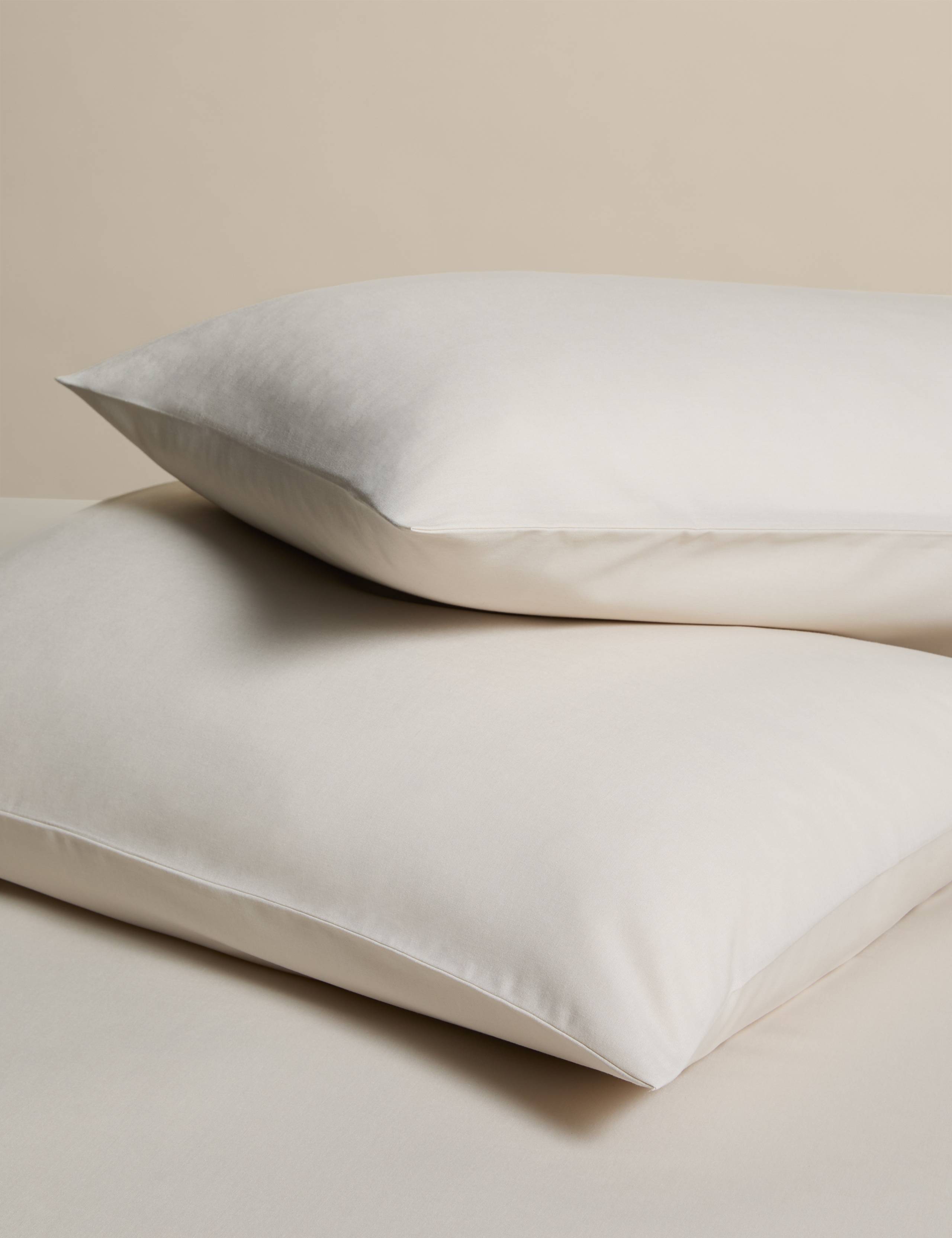 2 Pack Non-Iron Cotton Blend Pillowcases