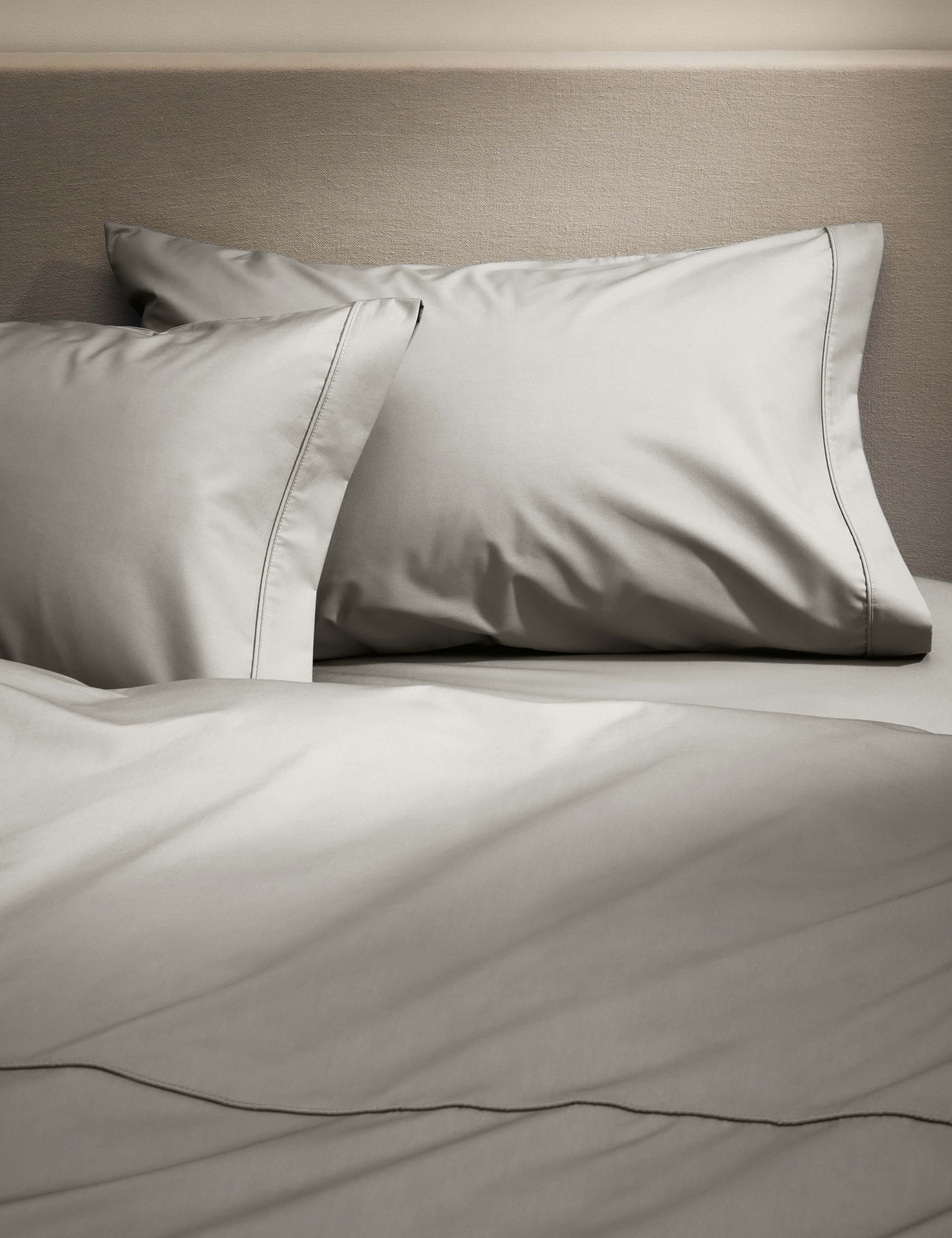 2pk Egyptian Cotton 230 Thread Count King Size Pillowcases