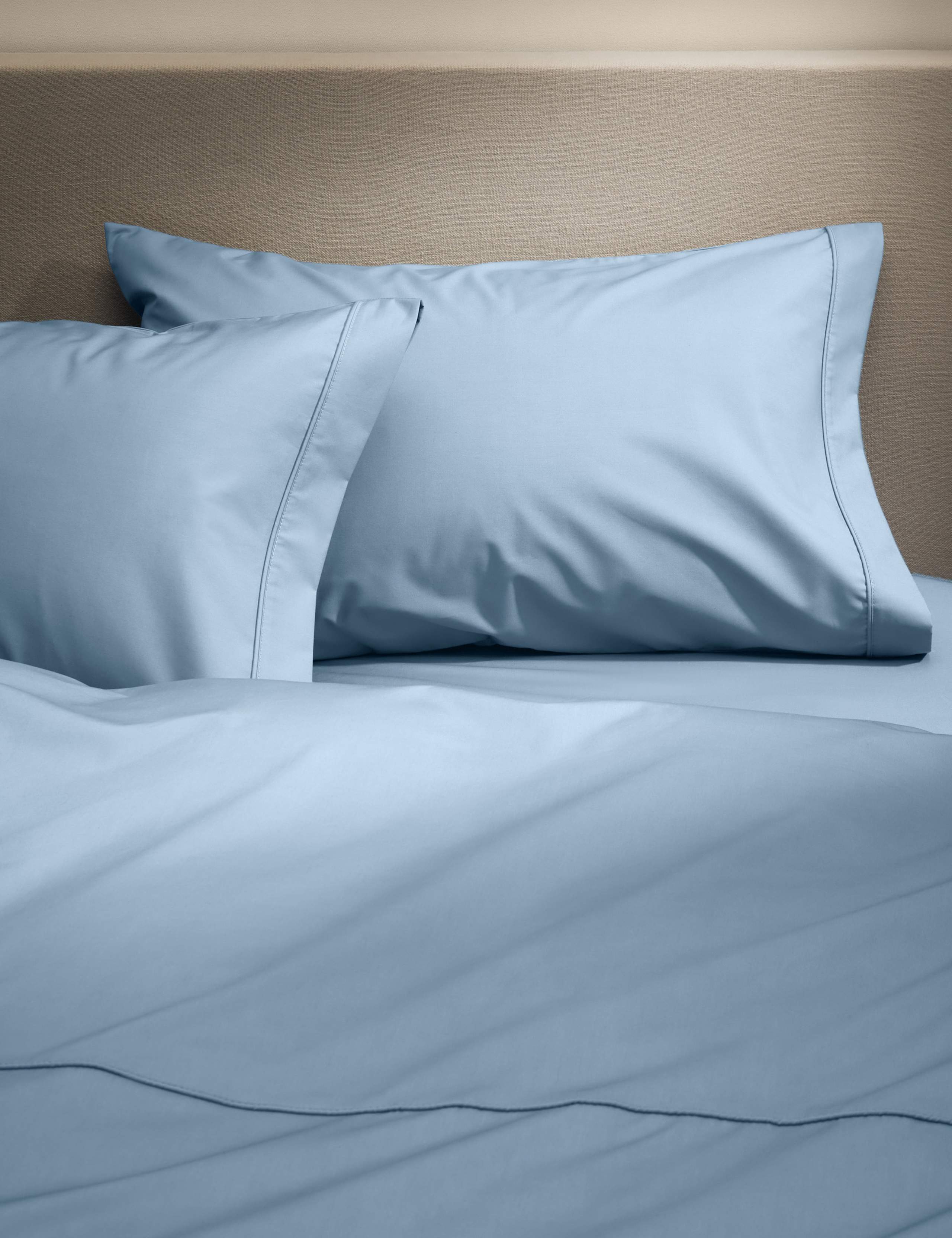2pk Egyptian Cotton 230 Thread Count King Size Pillowcases