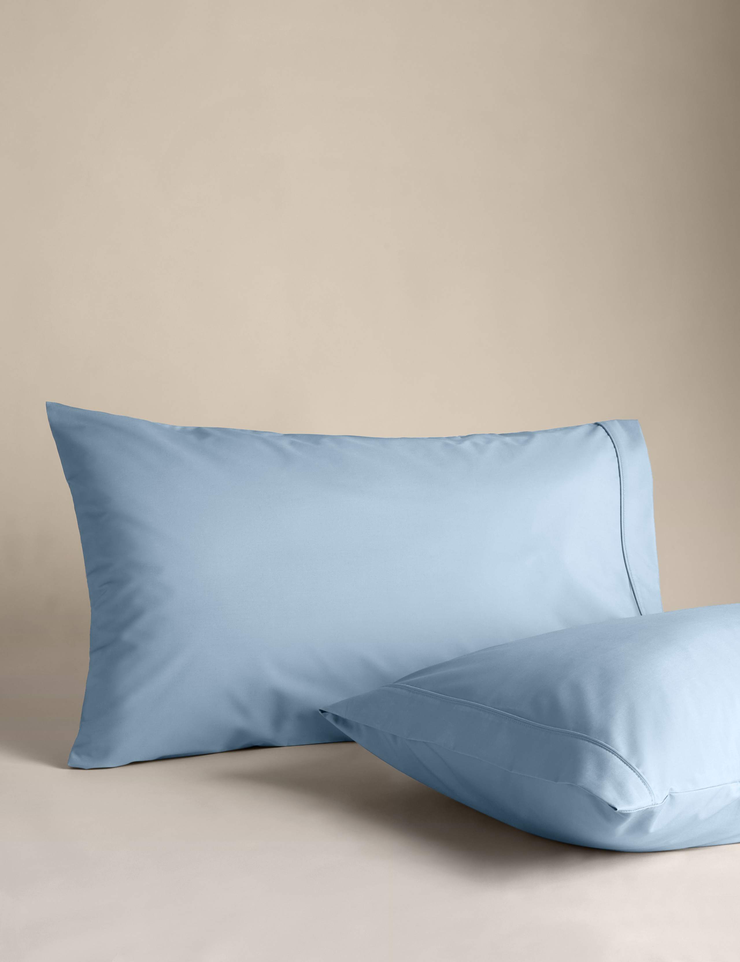 2 Pack Egyptian Cotton 230 Thread Count King Size Pillowcases