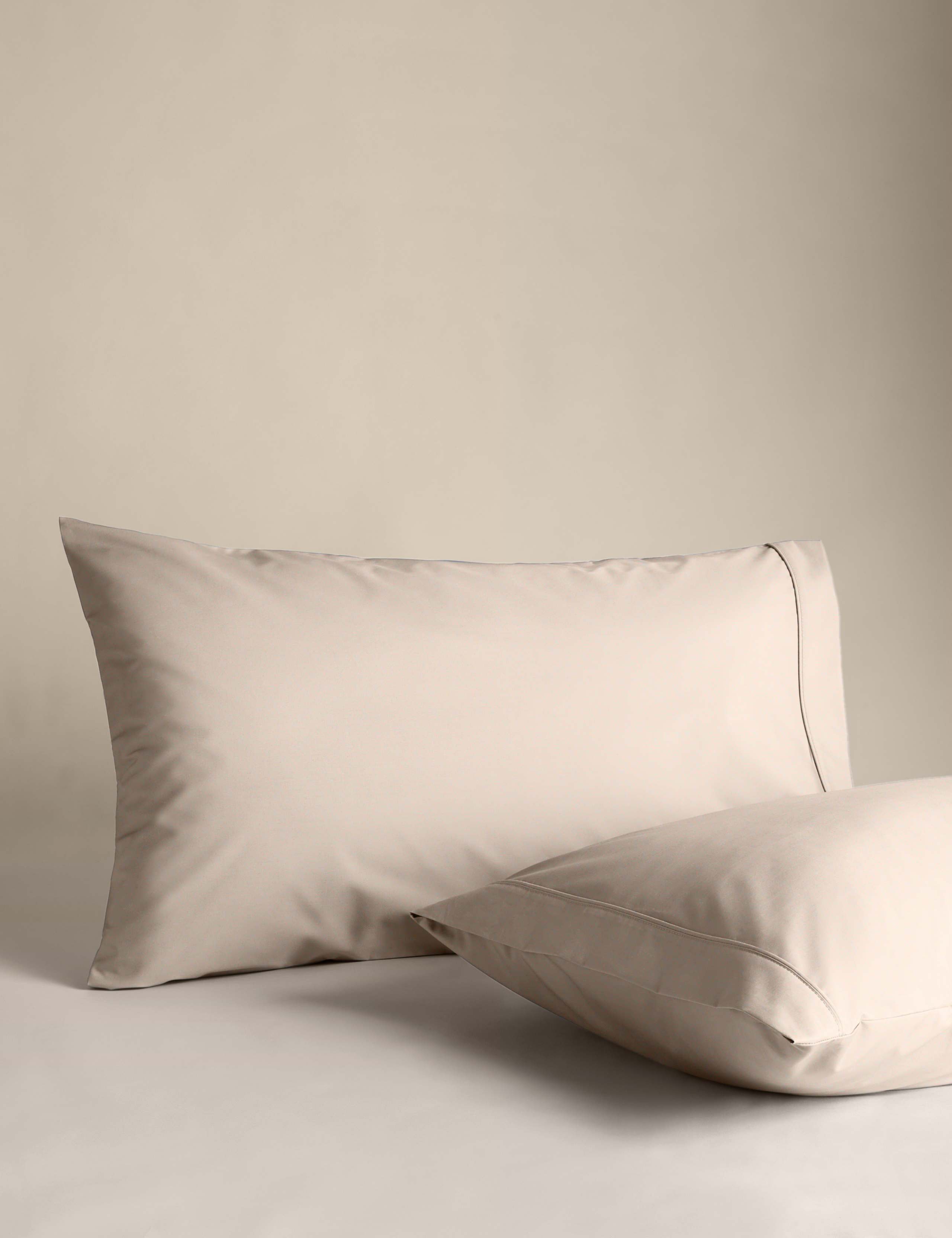 2pk Egyptian Cotton 230 Thread Count King Size Pillowcases