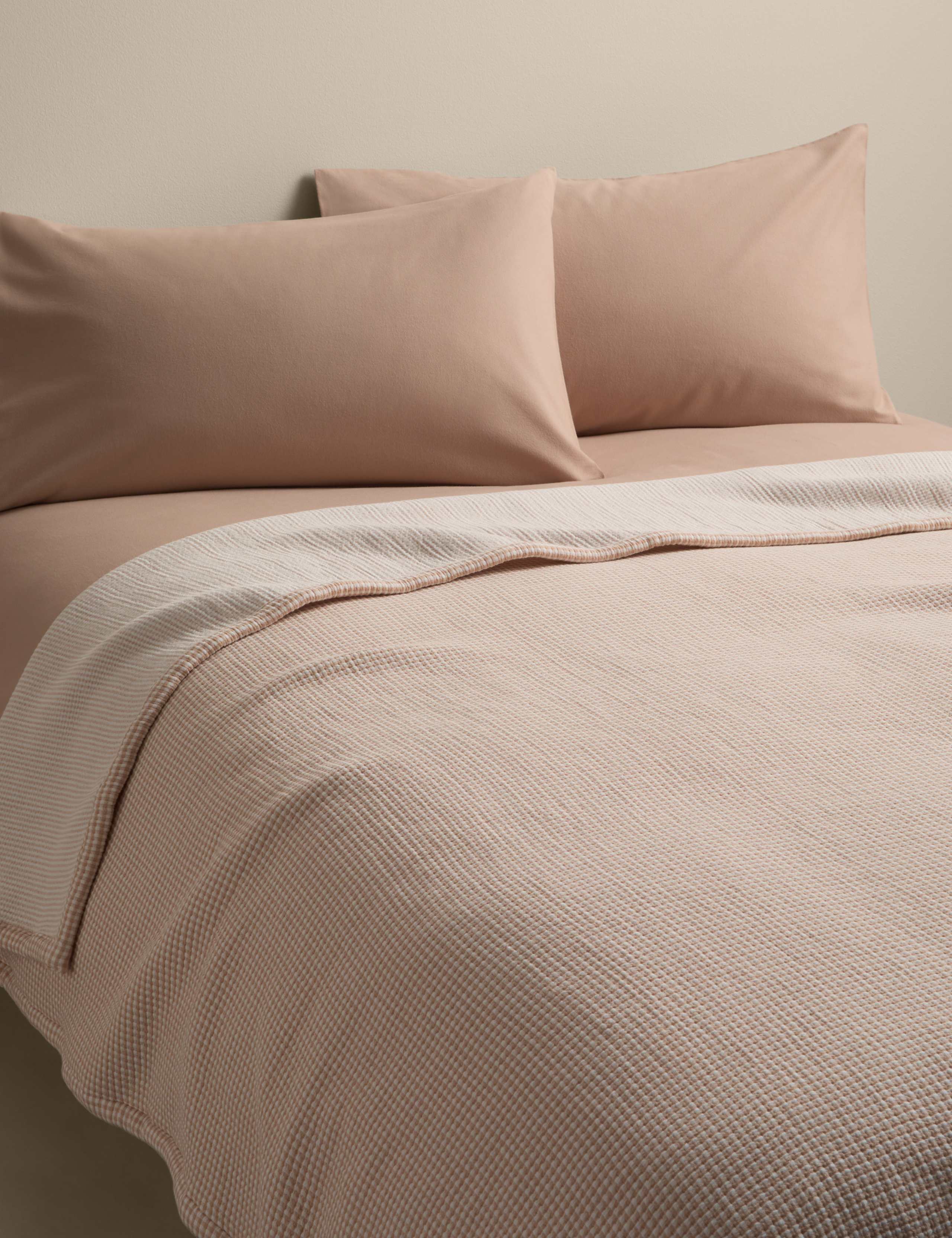 Cotton Rich Gingham Bedspread