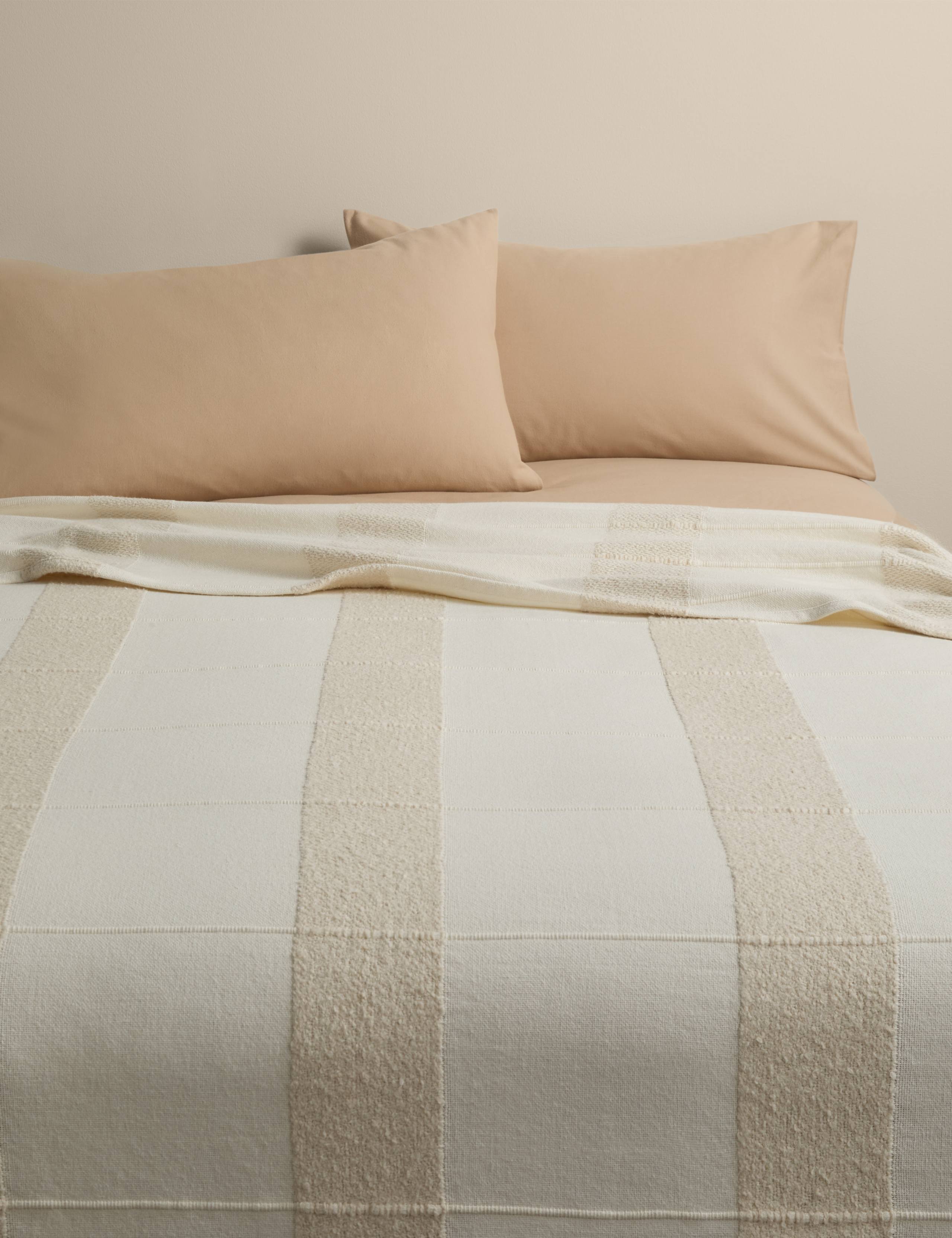 Pure Cotton Woven Boucle Bedspread
