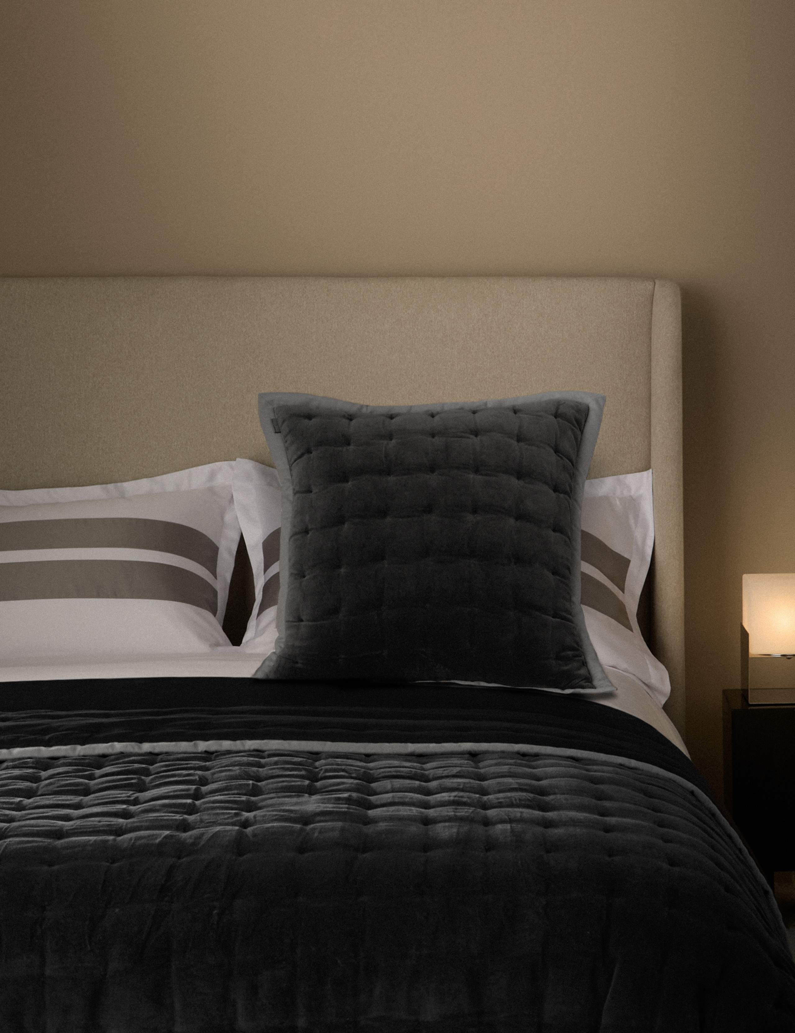 Pure Cotton Velvet Quilted Sham