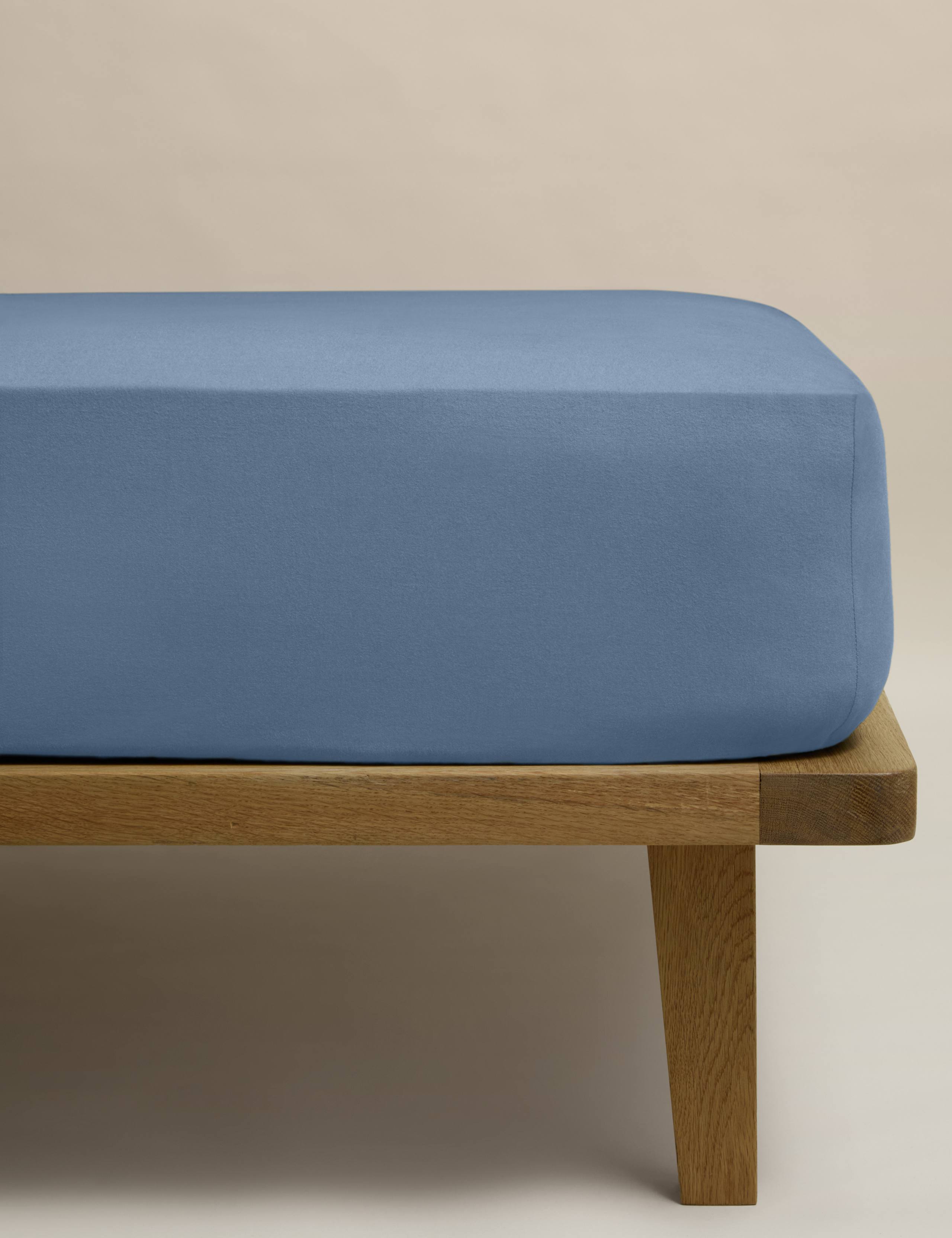 Pure Cotton Brushed Fitted Sheet