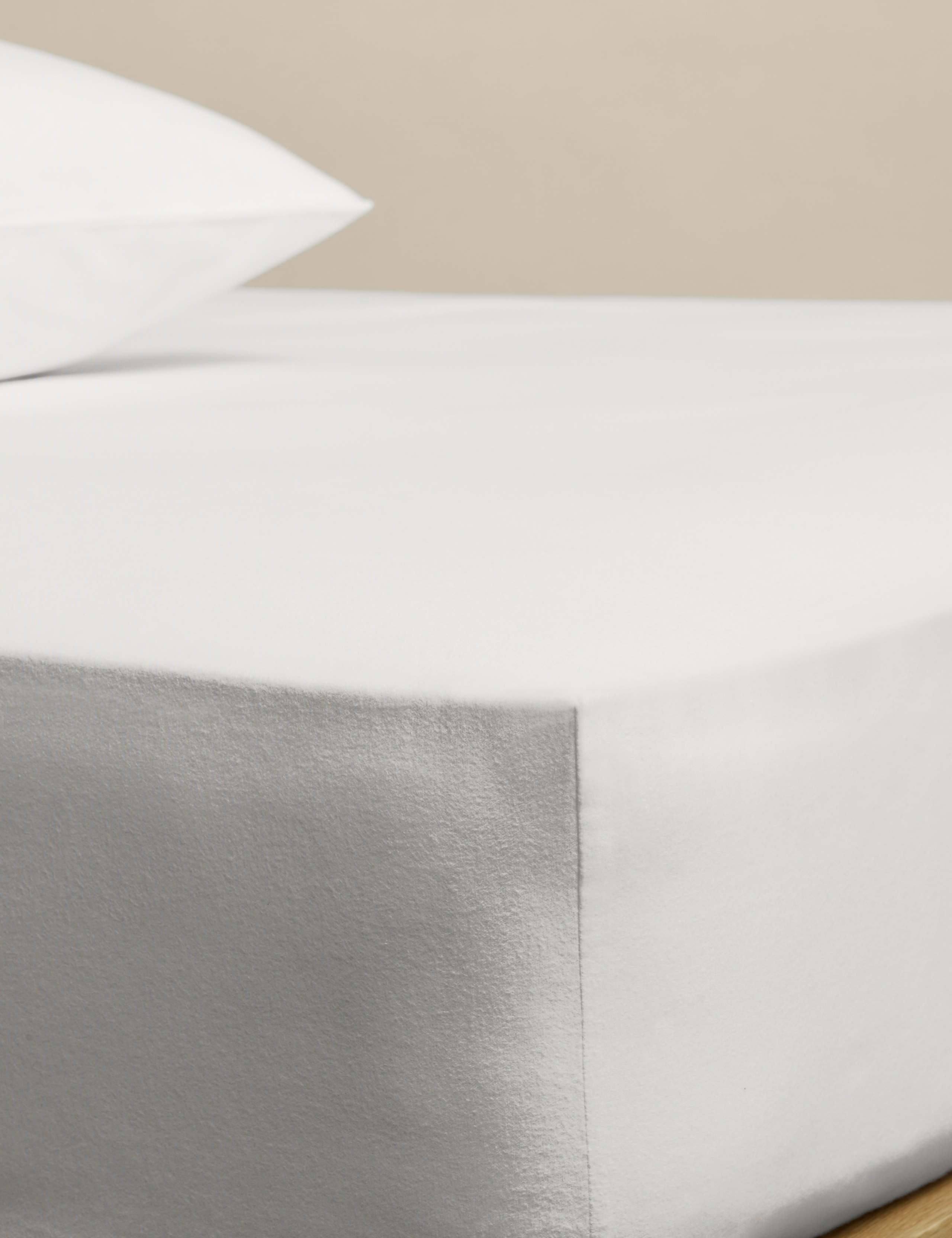 Pure Cotton Brushed Fitted Sheet