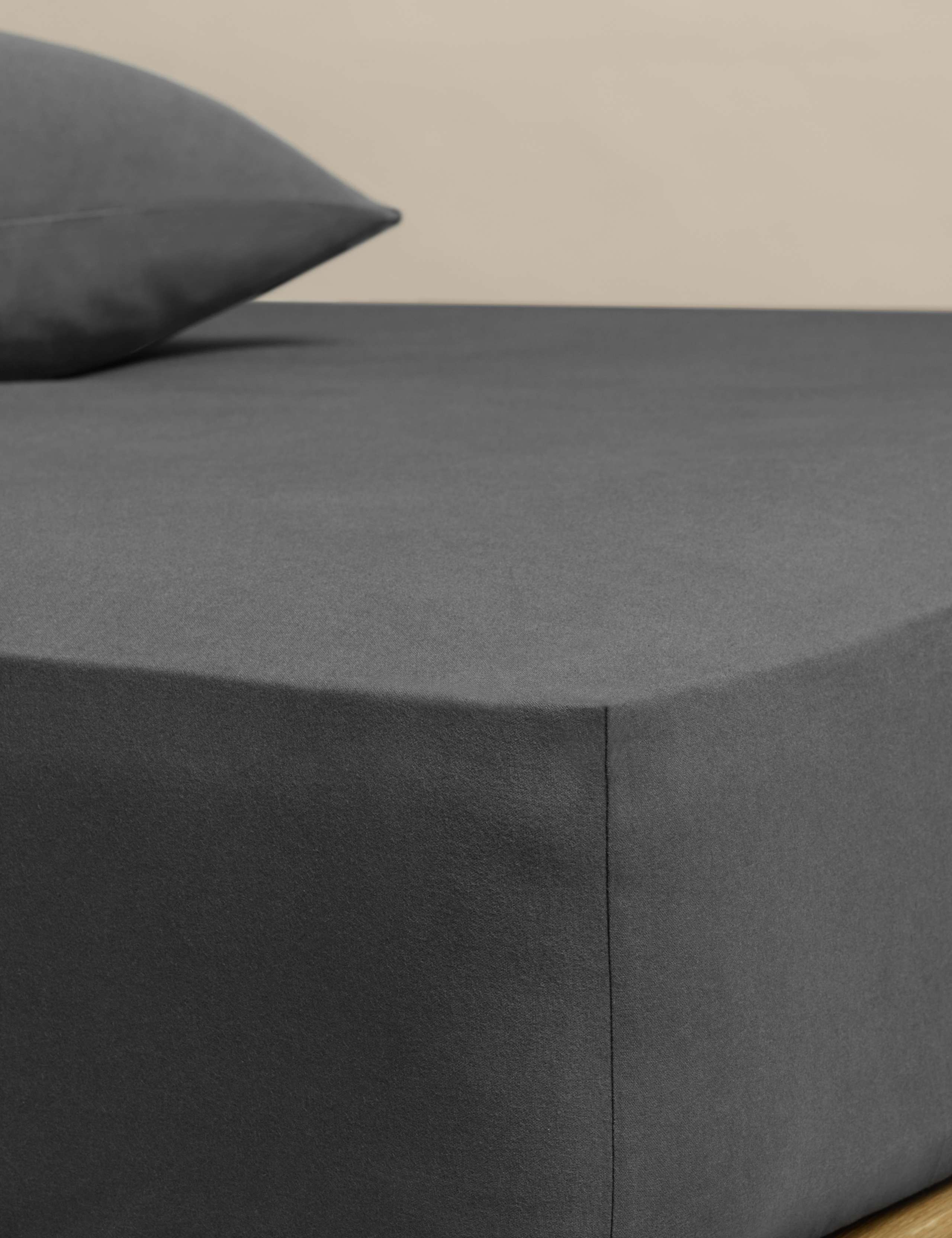 Pure Cotton Brushed Fitted Sheet
