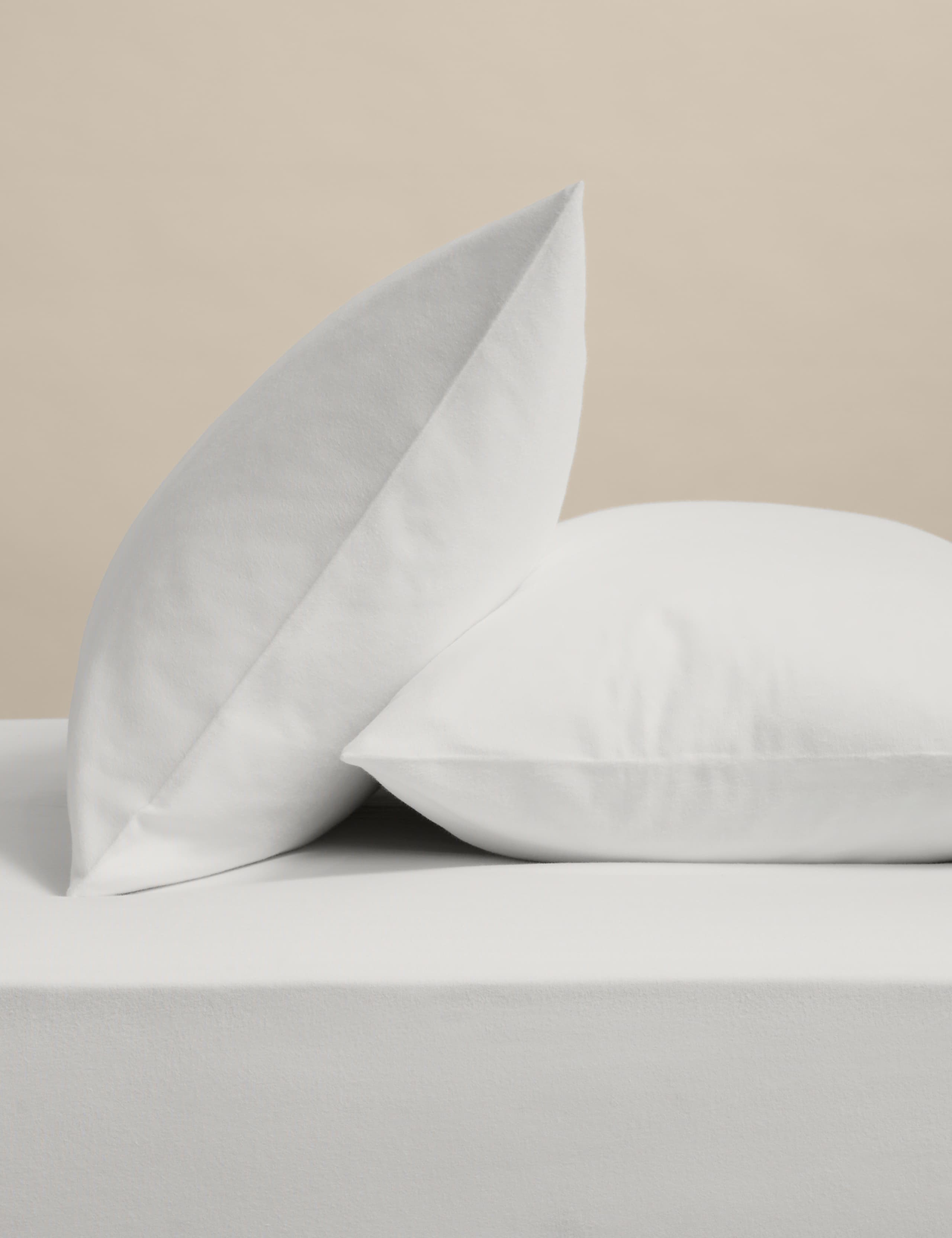 2 Pack Pure Cotton Brushed Pillowcases