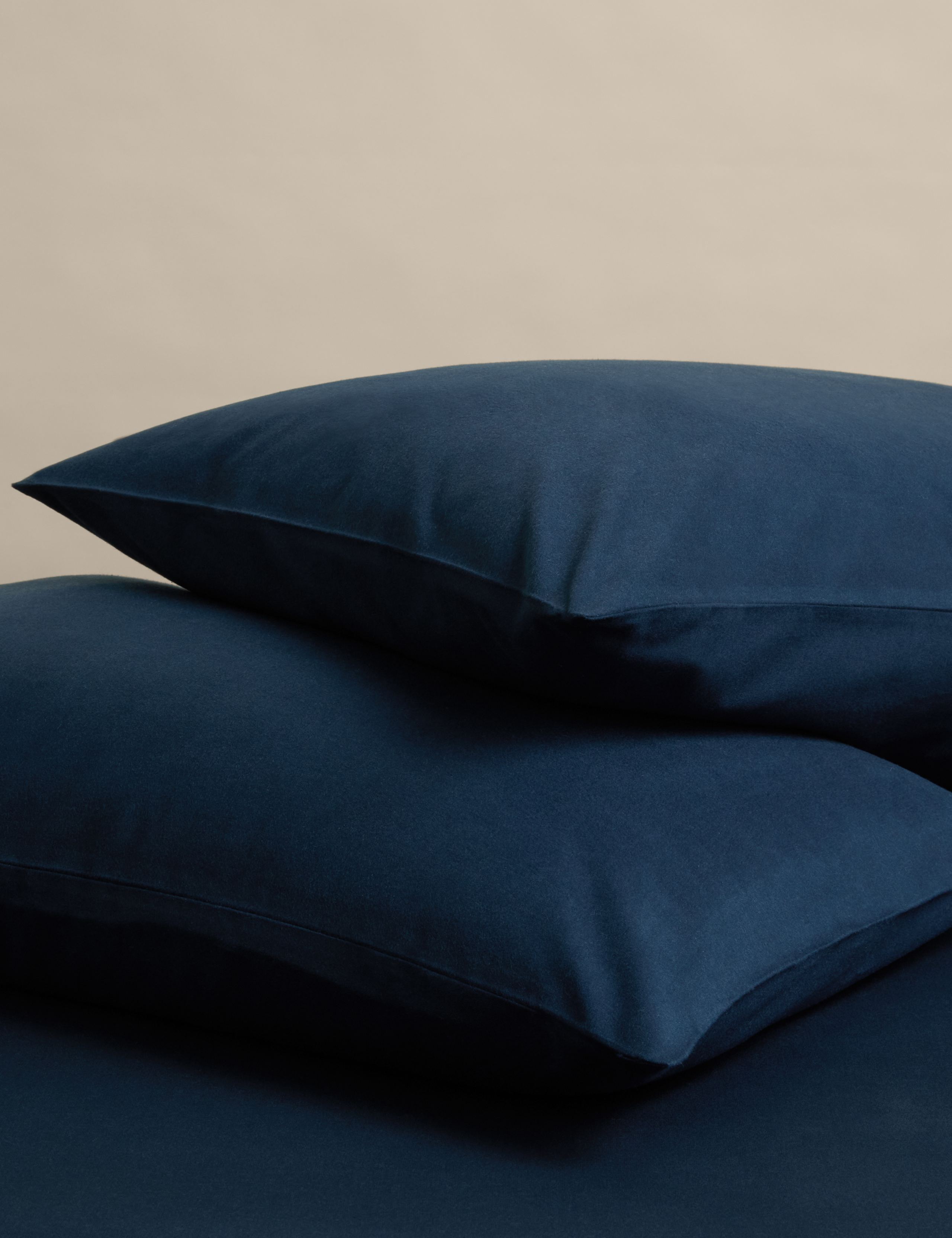 2 Pack Pure Cotton Brushed Pillowcases