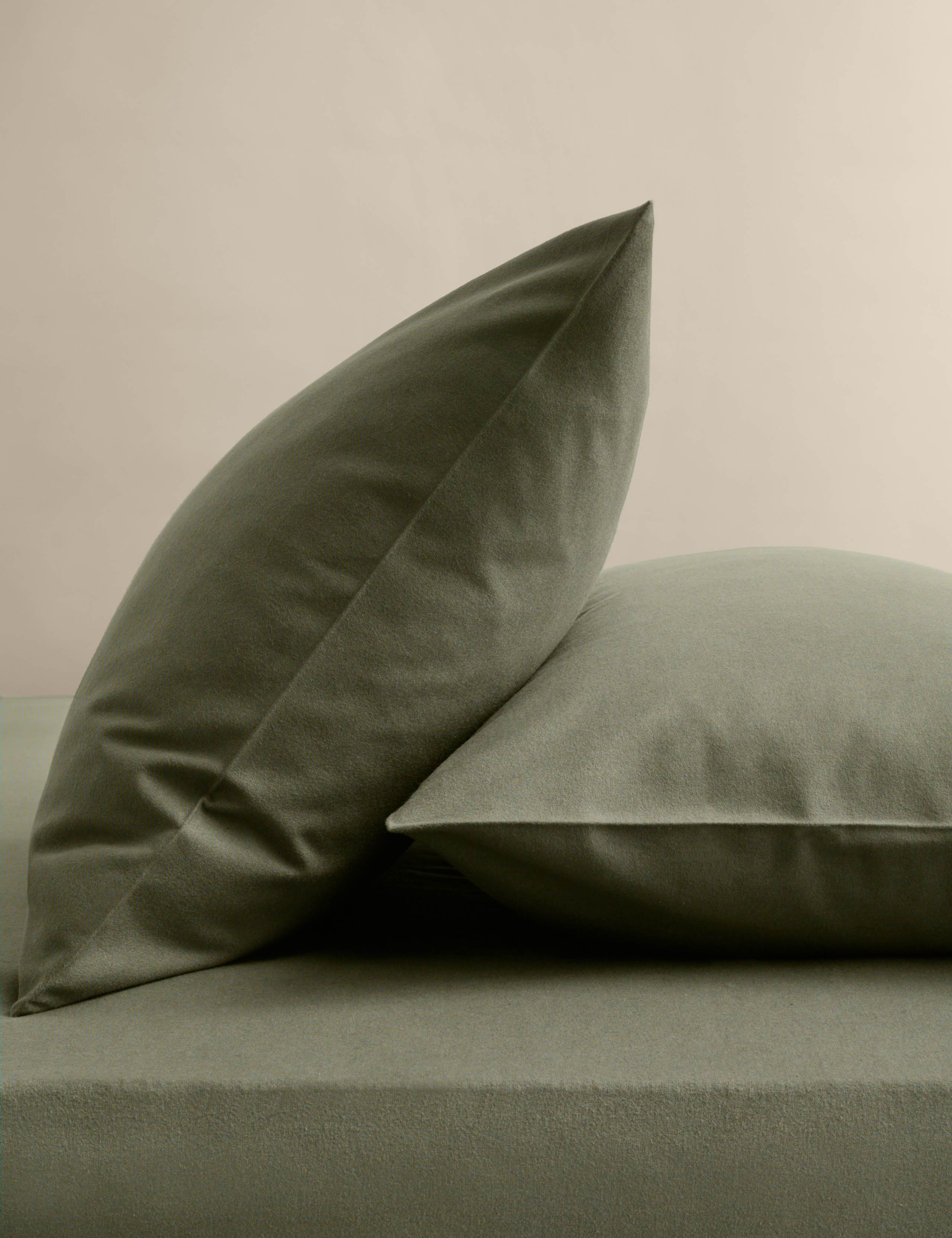 2 Pack Pure Cotton Brushed Pillowcases